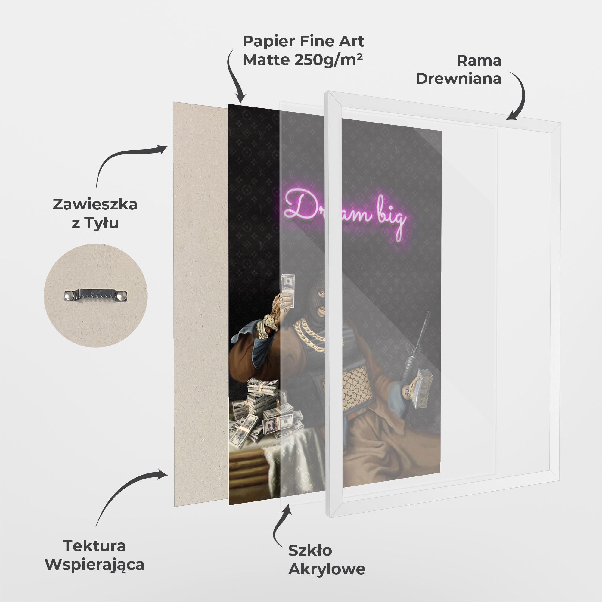 Plakat w Ramie The Simple Pleasures In Life mockup 1