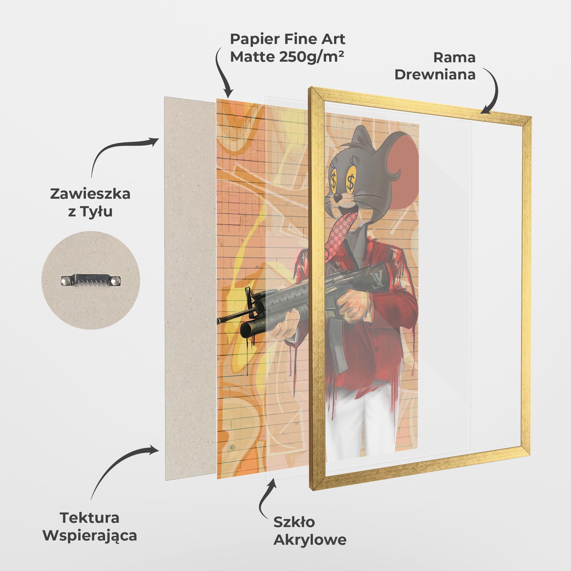 Plakat w Ramie Jerry mockup 1