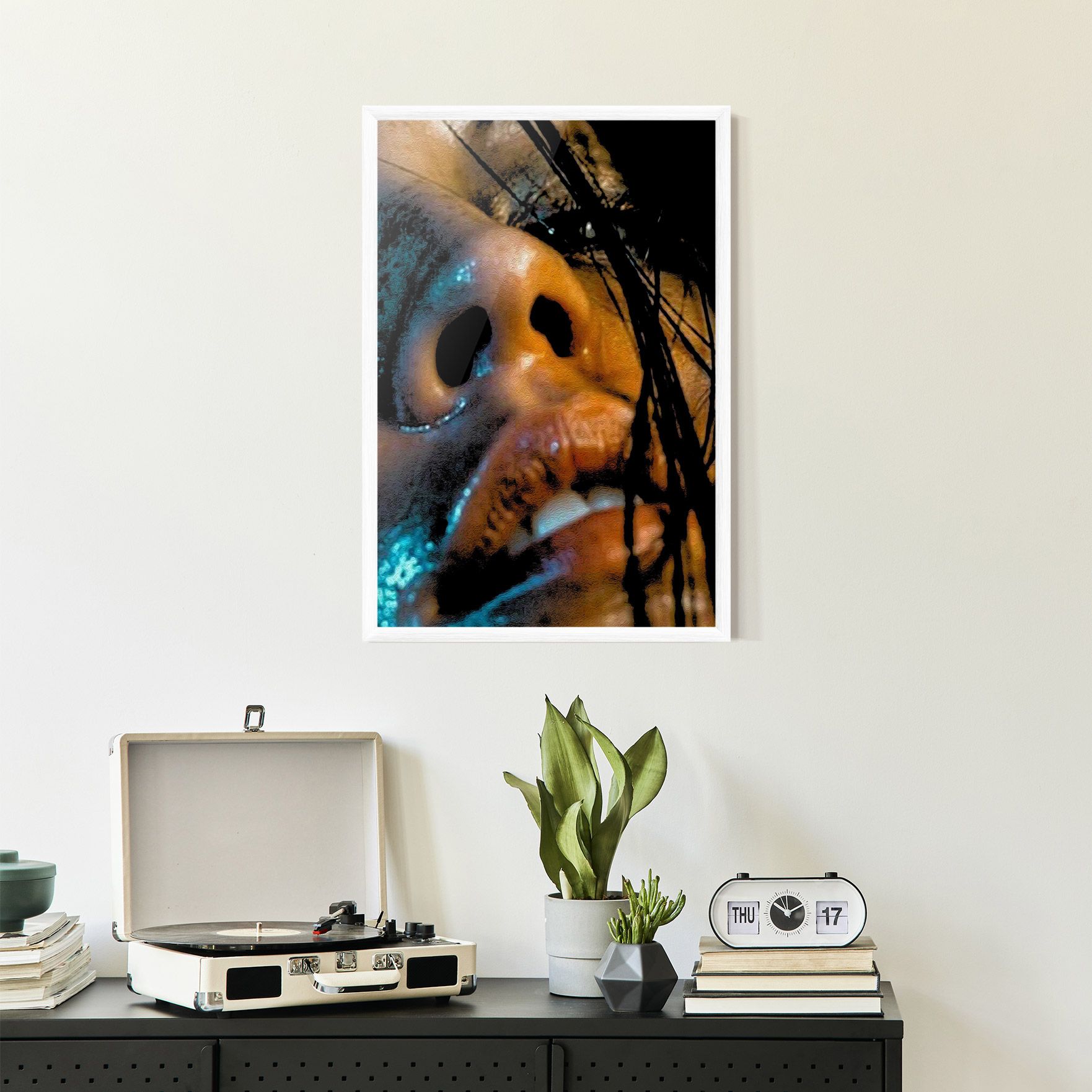 Blue Light Face mockup 2