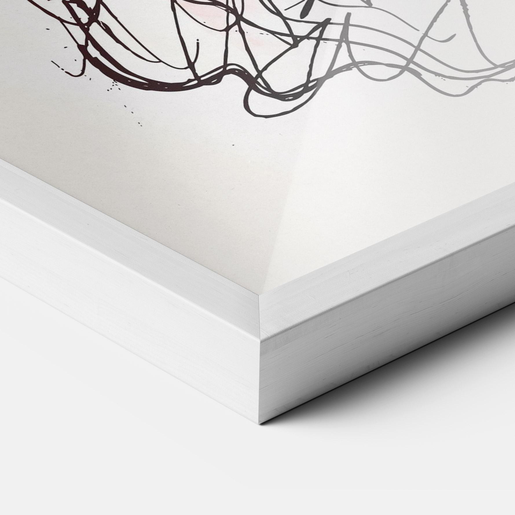 Plakat w Ramie Chain Skeleton mockup 3