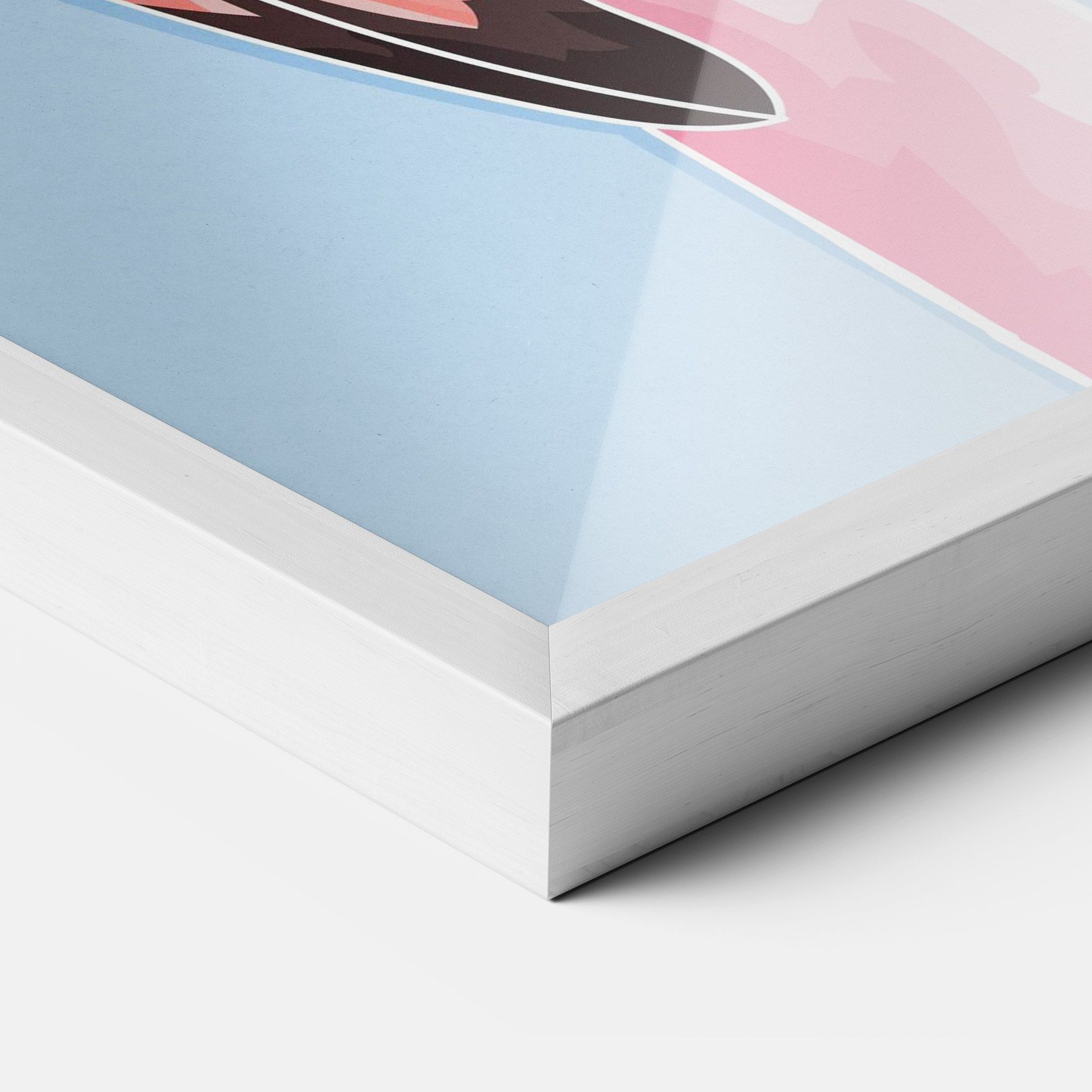 Pink Skull Flamingo mockup 3