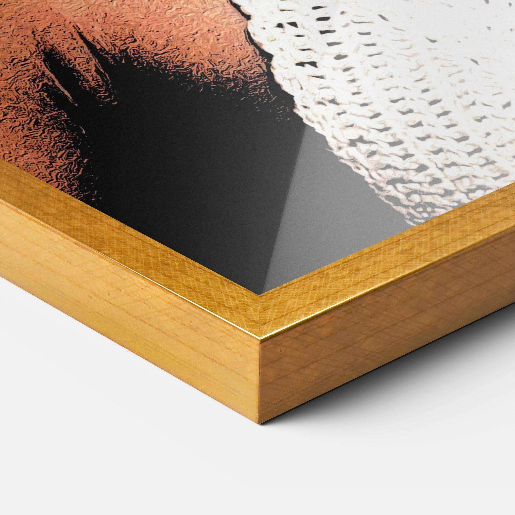 Plakat w Ramie Black Pearls Lady mockup 3