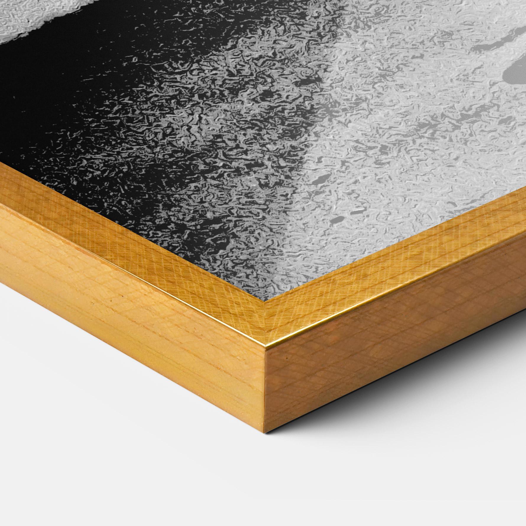 Plakat w Ramie Grey Long Dress mockup 3