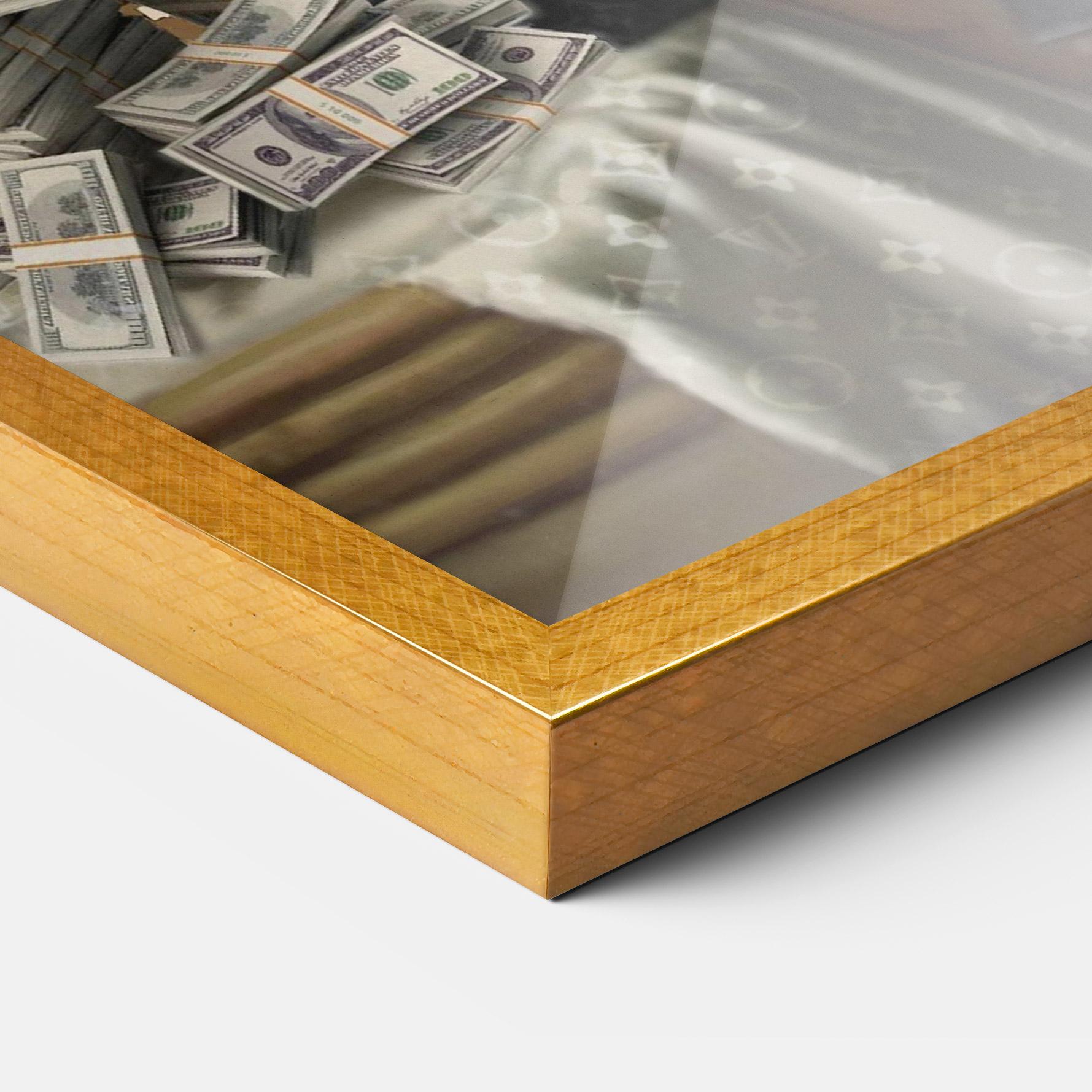 Plakat w Ramie The Simple Pleasures In Life mockup 3