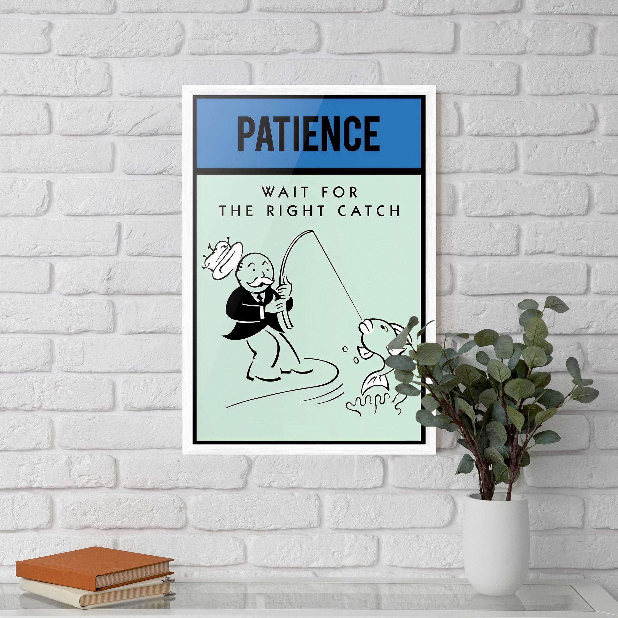 Plakat w Ramie Patience mockup 5
