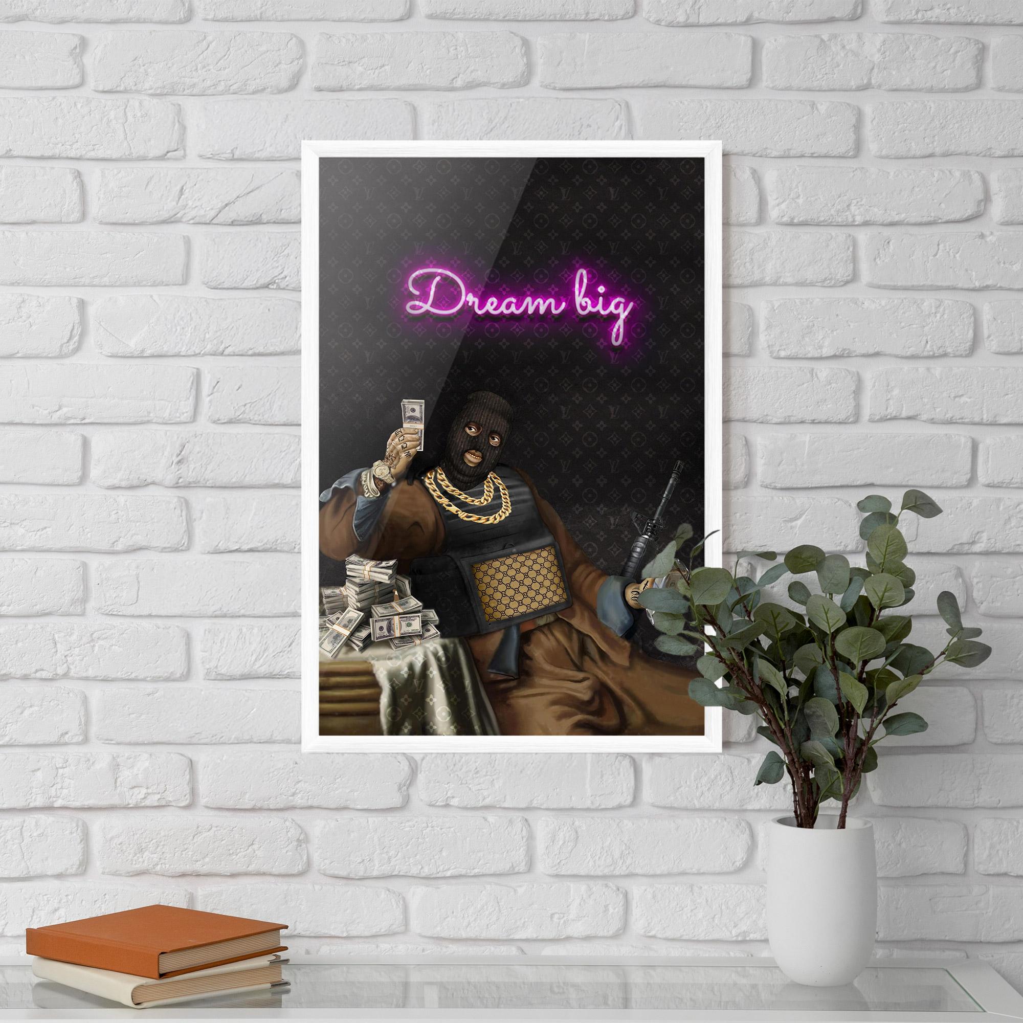 Plakat w Ramie The Simple Pleasures In Life mockup 5