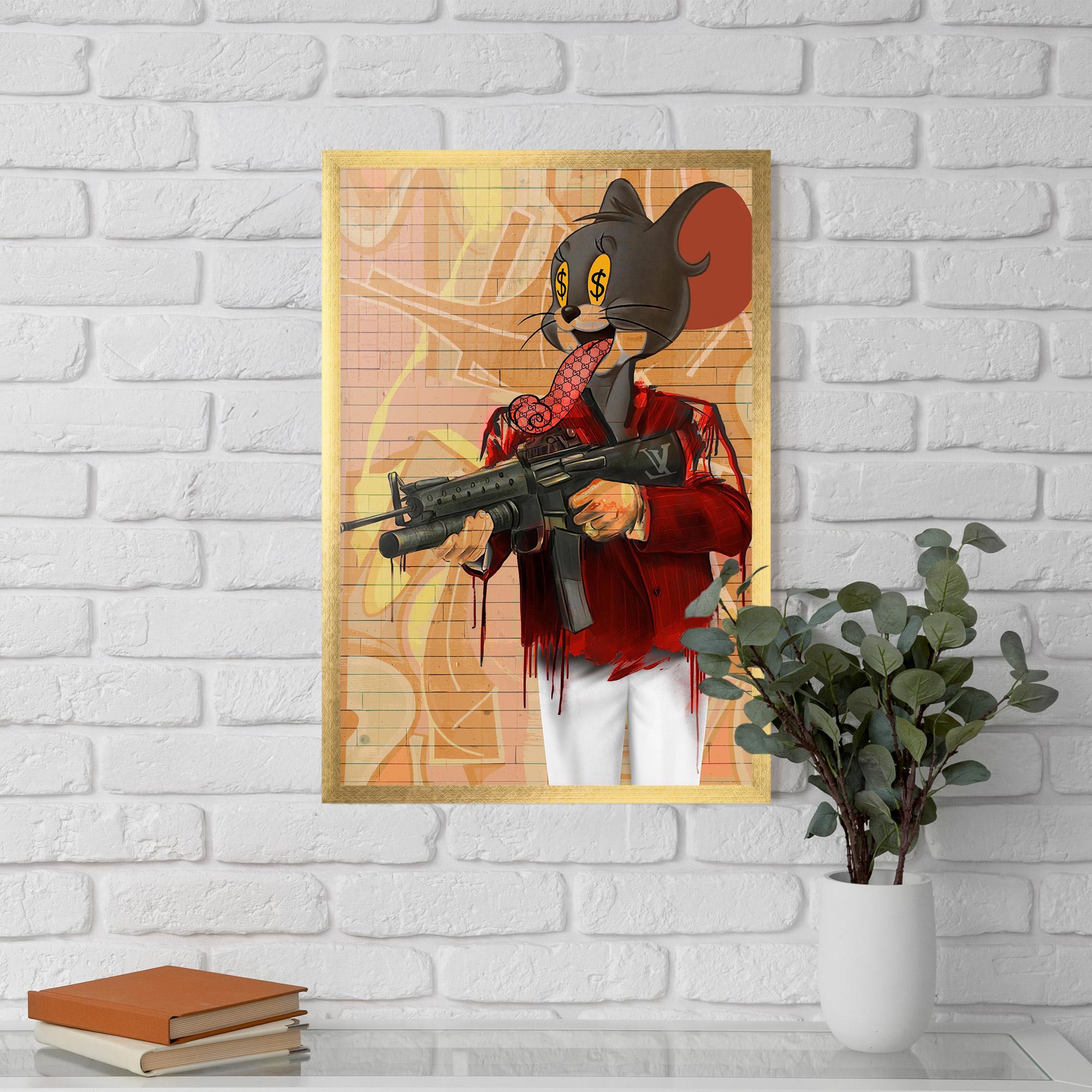 Plakat w Ramie Jerry mockup 5