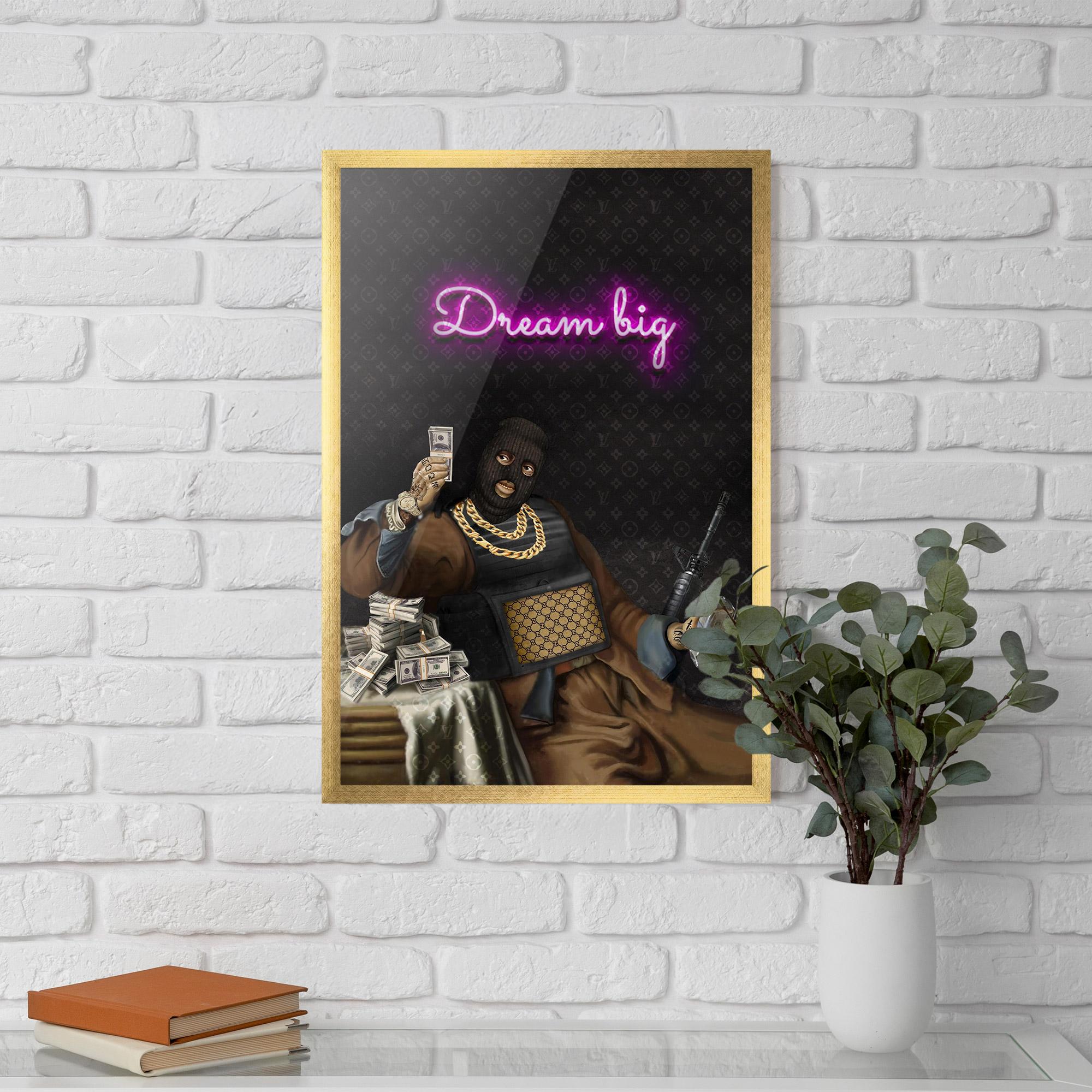 Plakat w Ramie The Simple Pleasures In Life mockup 5