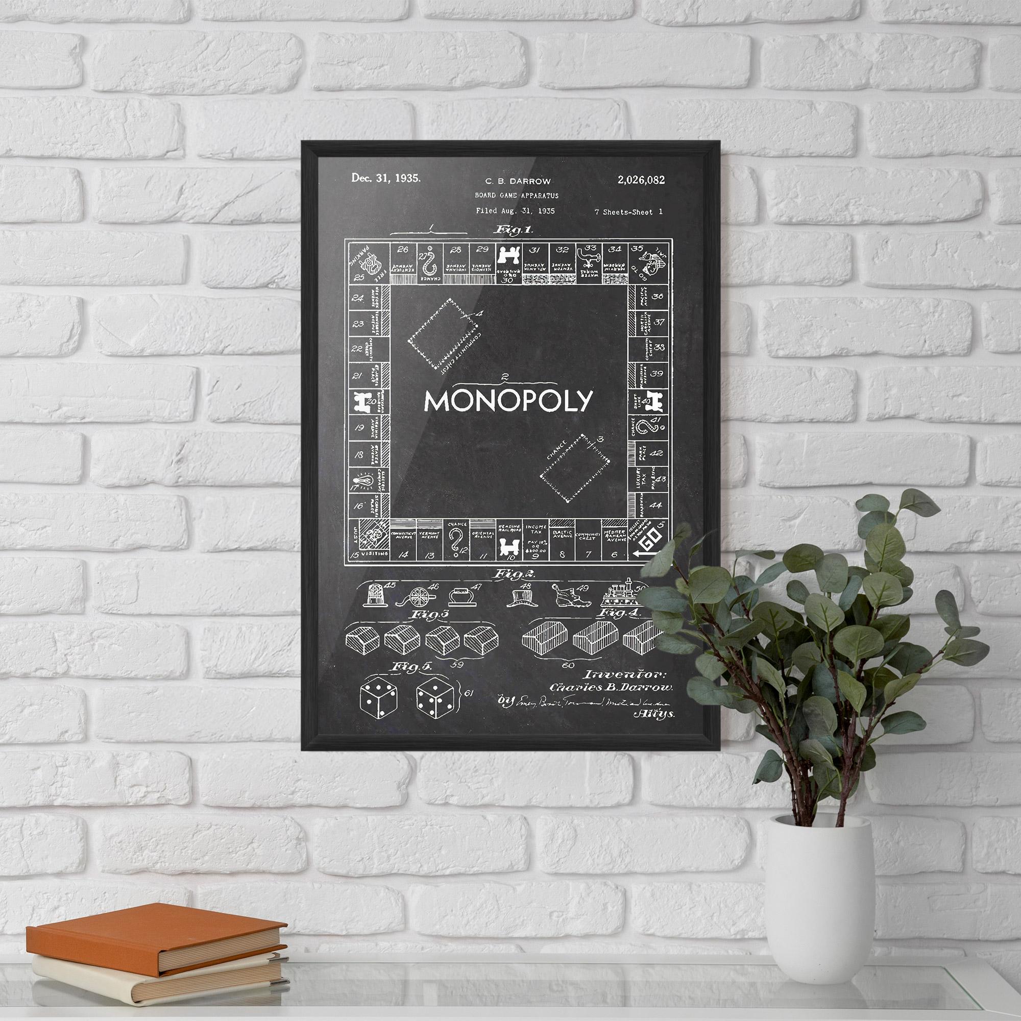 Plakat w Ramie Monopoly Board mockup 5