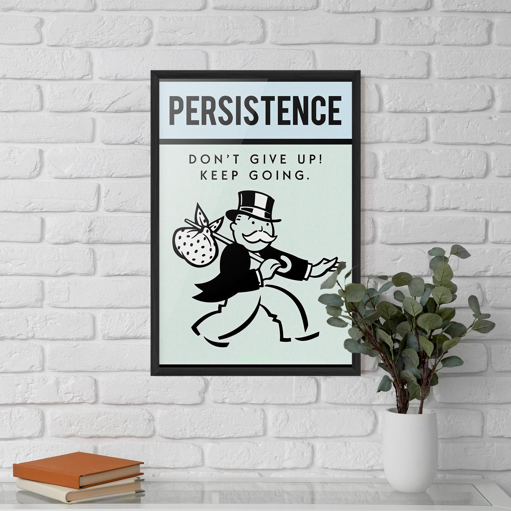 Plakat w Ramie Persistence mockup 5