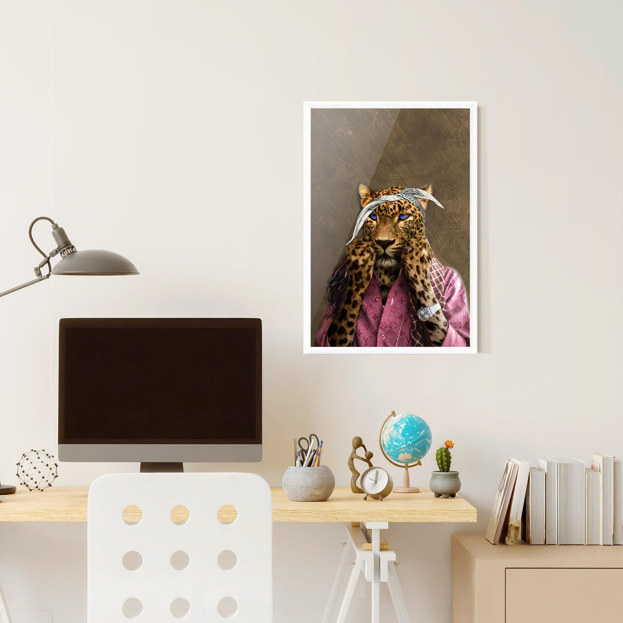 Plakat w Ramie Ready To Fight mockup 6