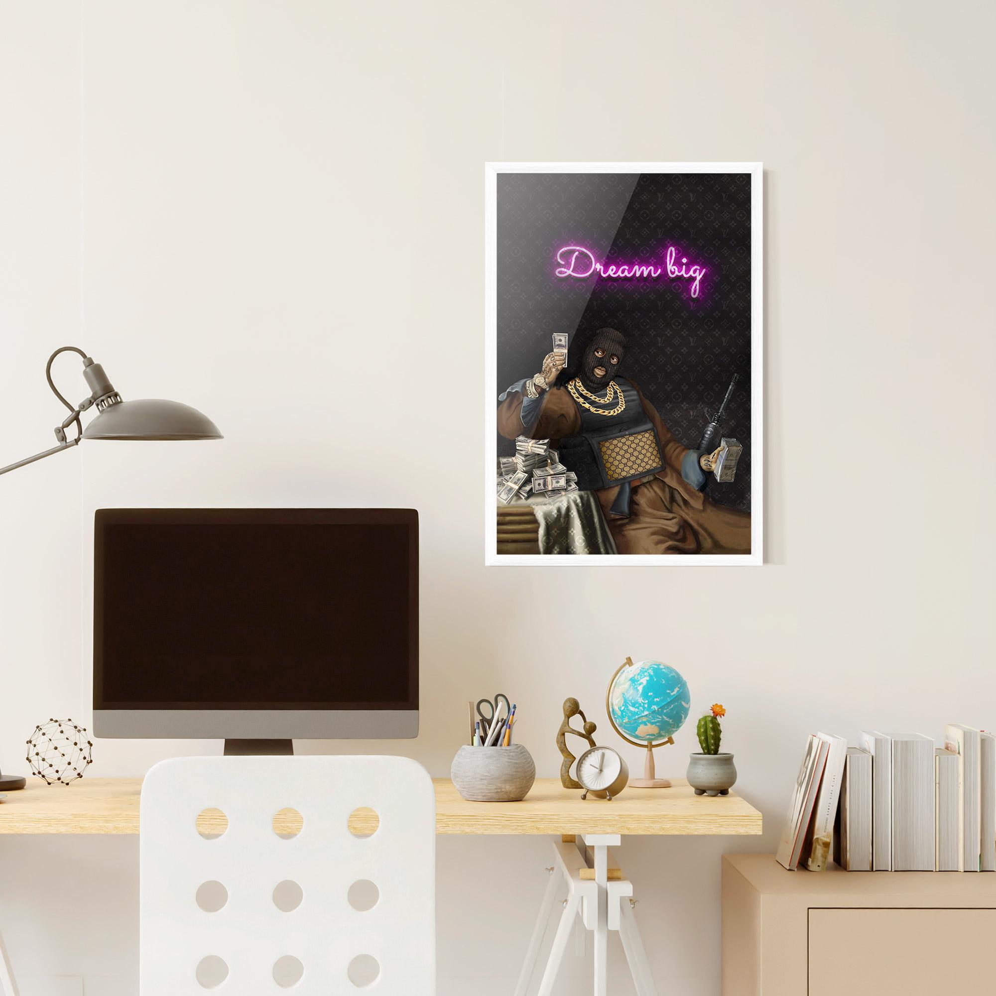 Plakat w Ramie The Simple Pleasures In Life mockup 6