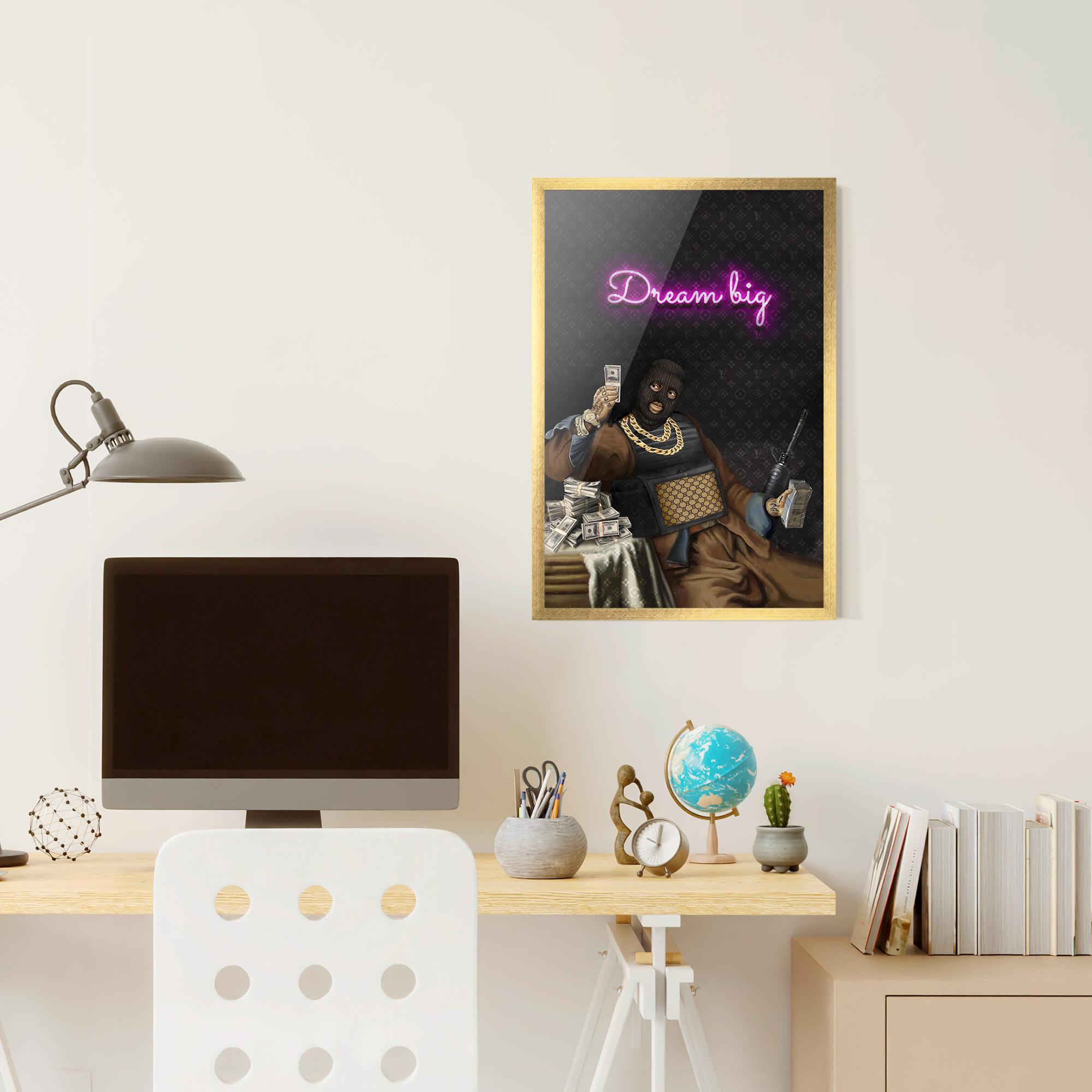 Plakat w Ramie The Simple Pleasures In Life mockup 6