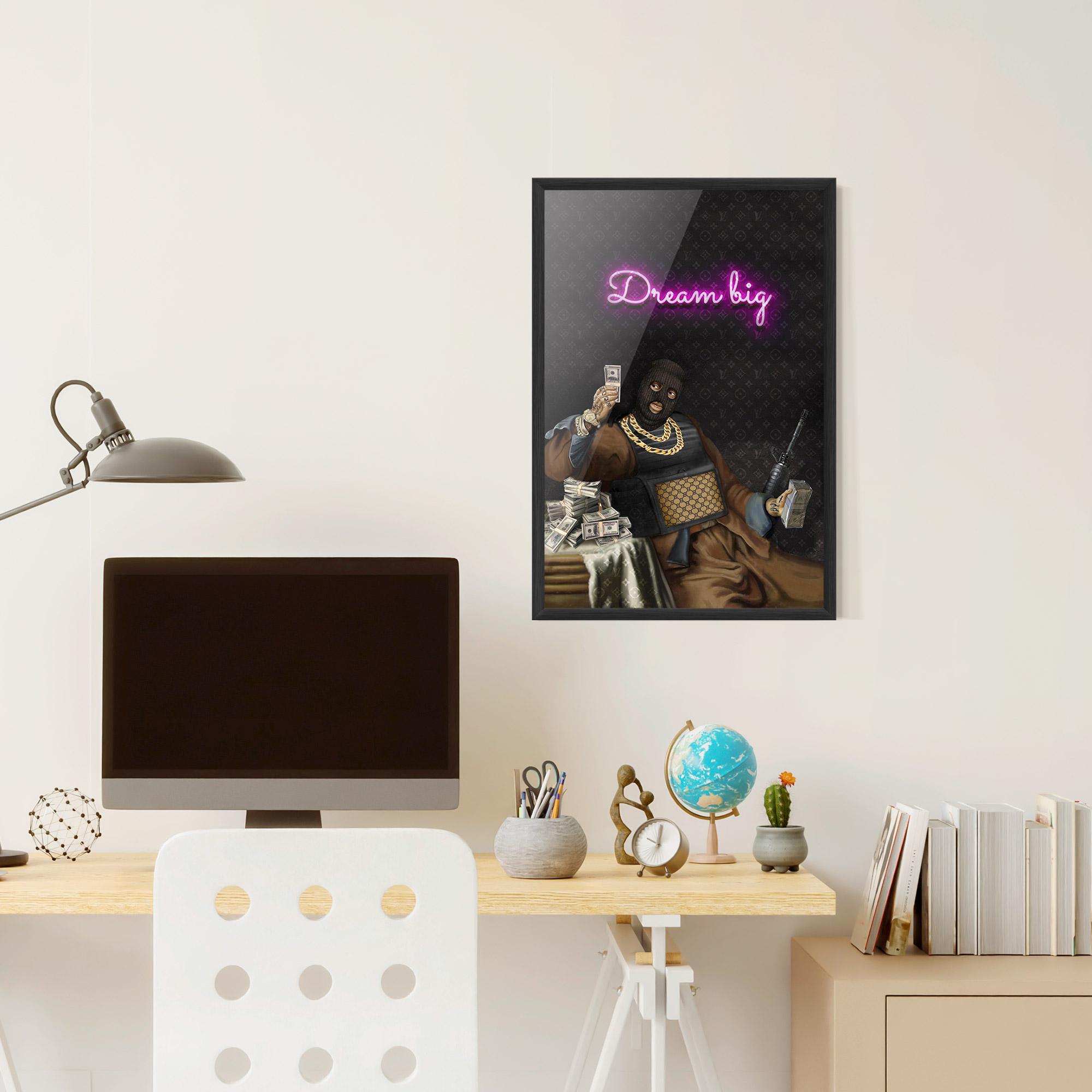 Plakat w Ramie The Simple Pleasures In Life mockup 6