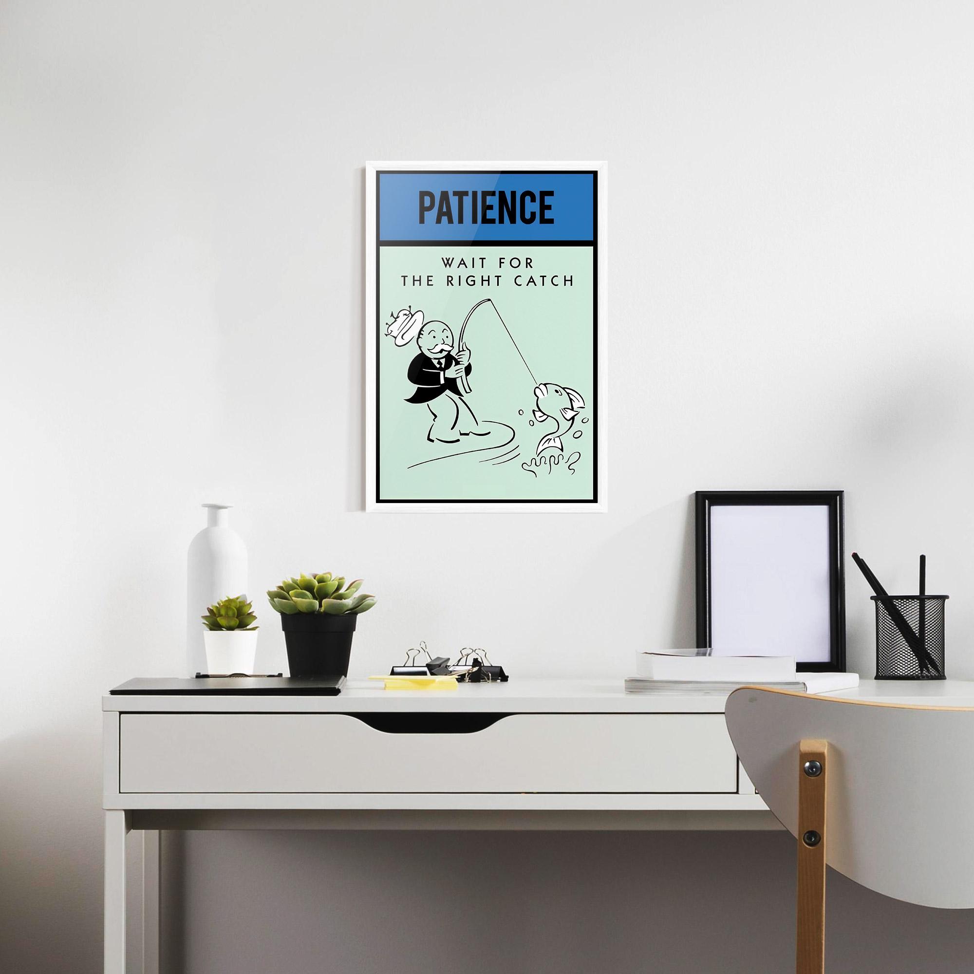 Plakat w Ramie Patience mockup 7