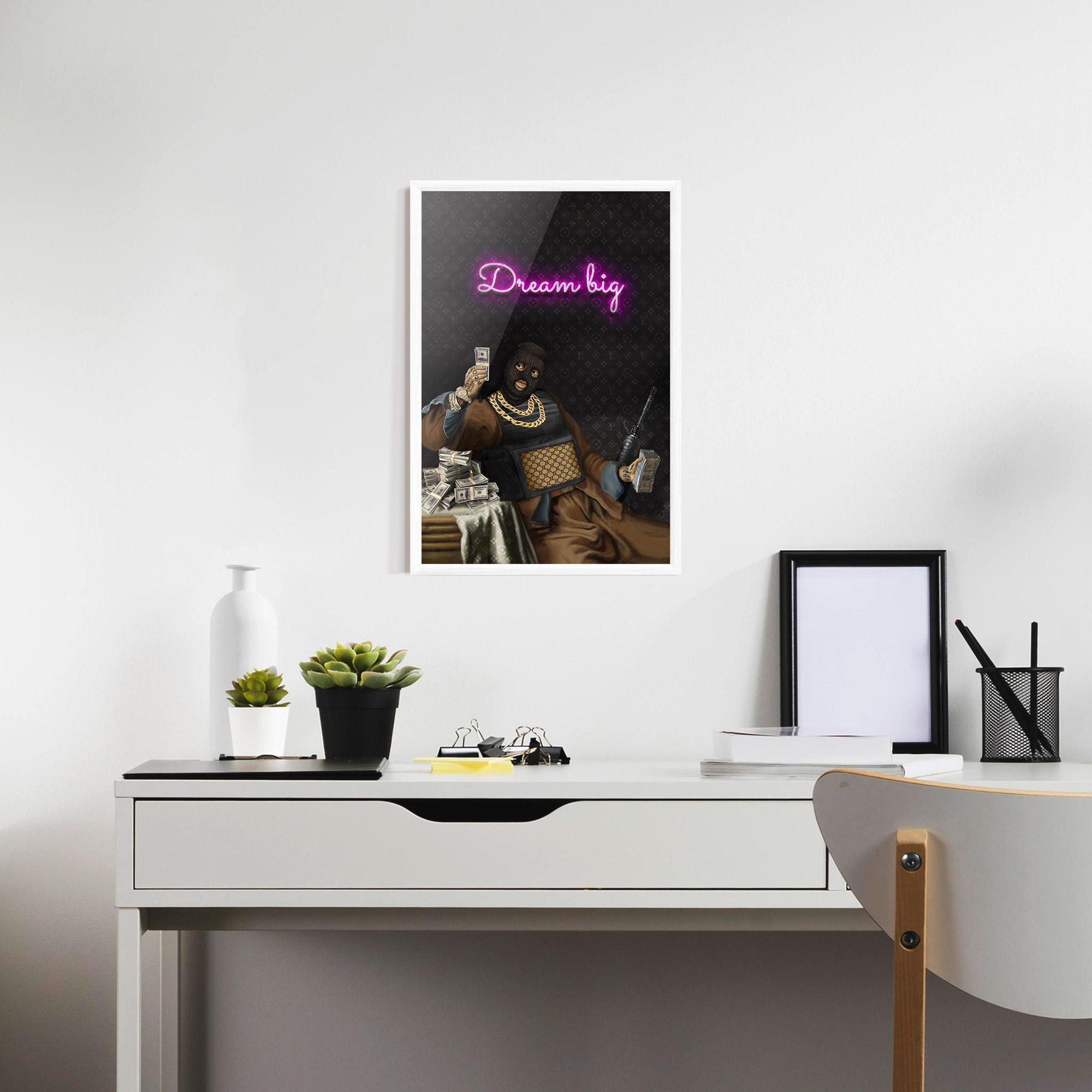 Plakat w Ramie The Simple Pleasures In Life mockup 7