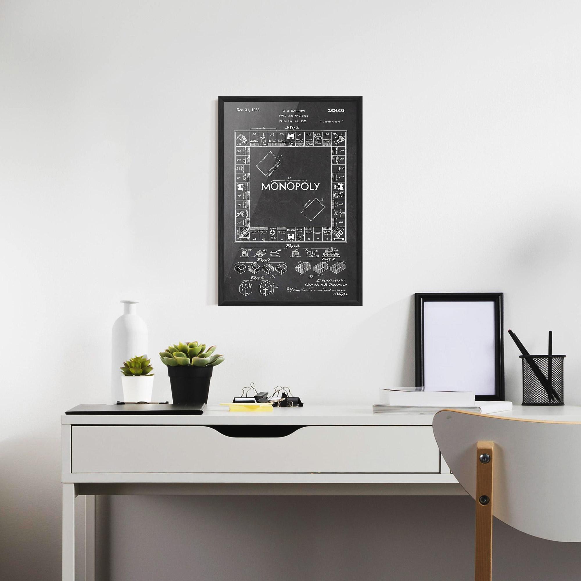 Plakat w Ramie Monopoly Board mockup 7