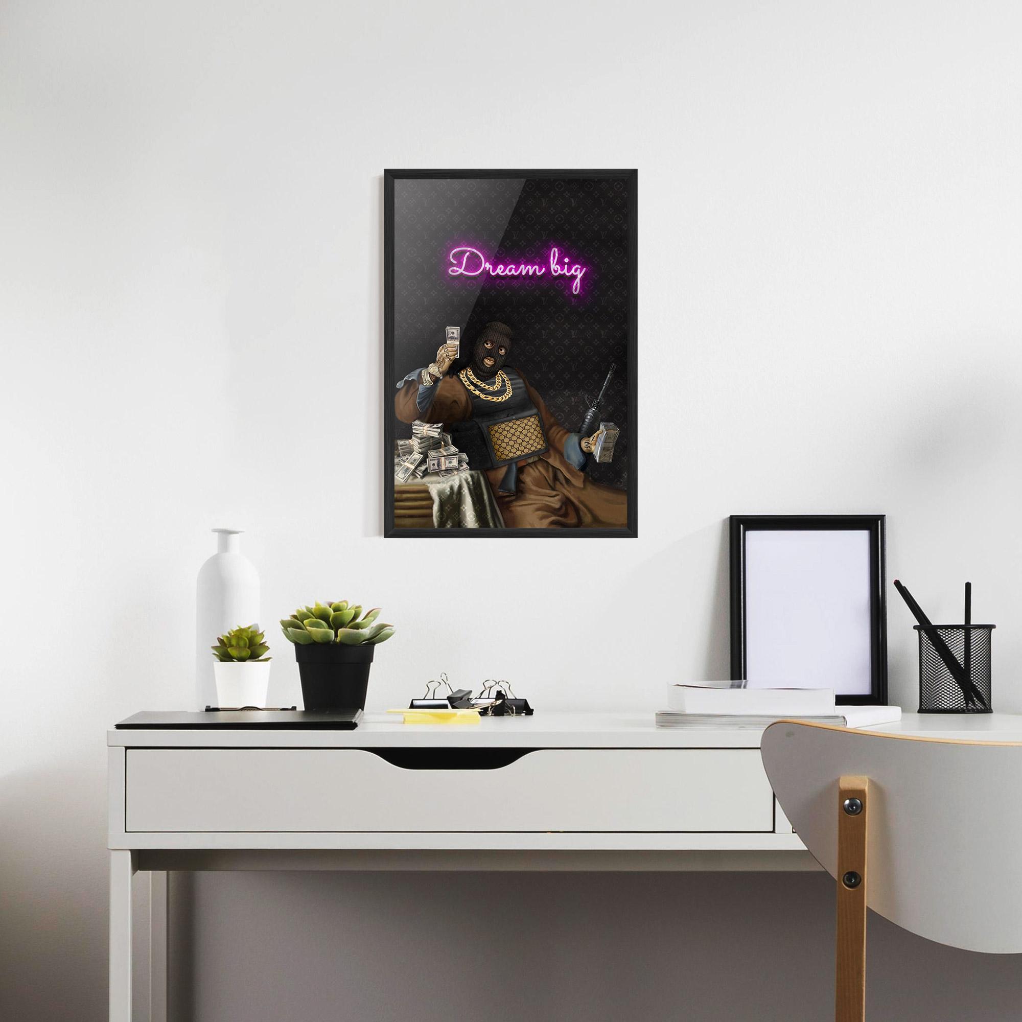 Plakat w Ramie The Simple Pleasures In Life mockup 7