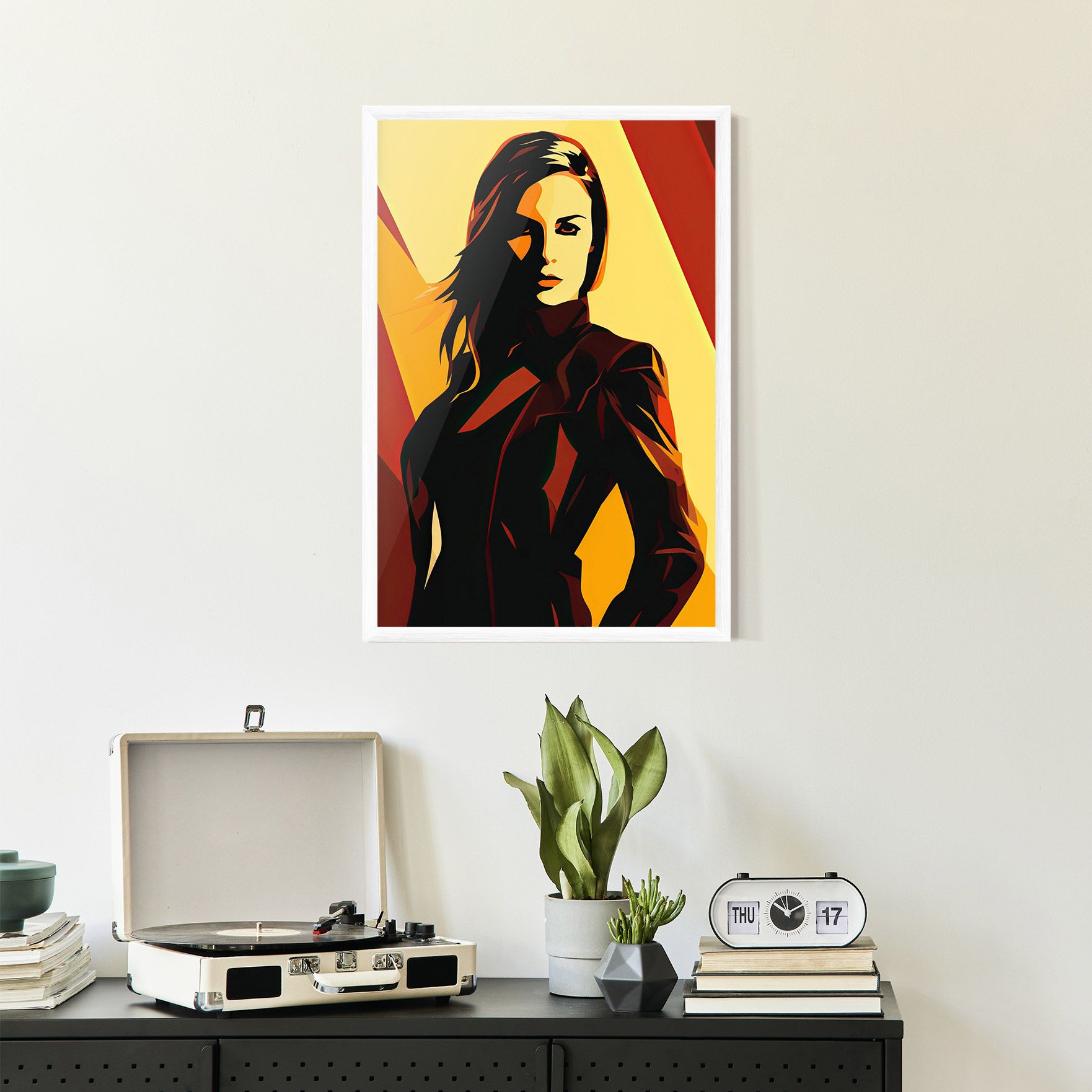 Pop Graphical Woman mockup 2