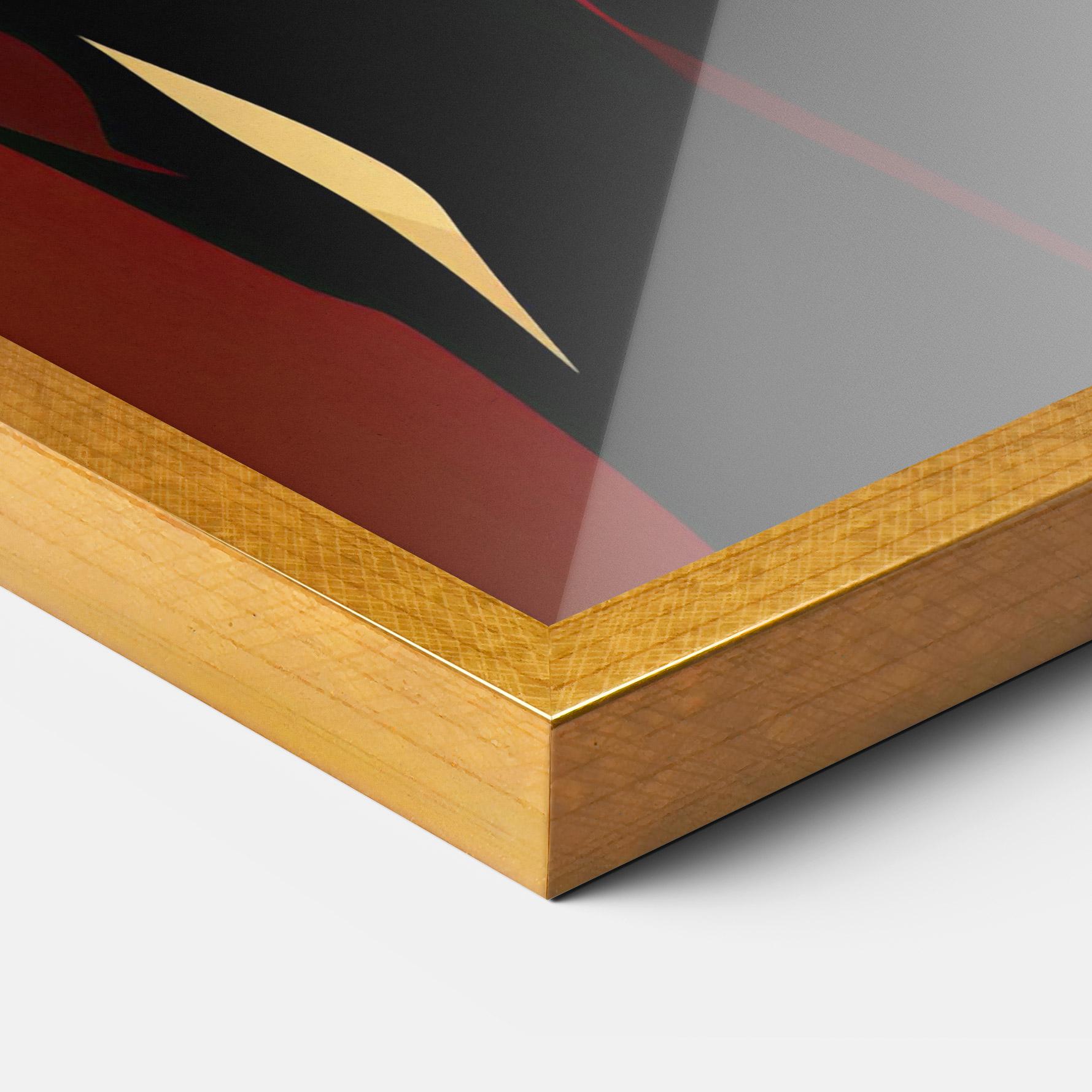 Plakat w Ramie Pop Graphical Woman mockup 3