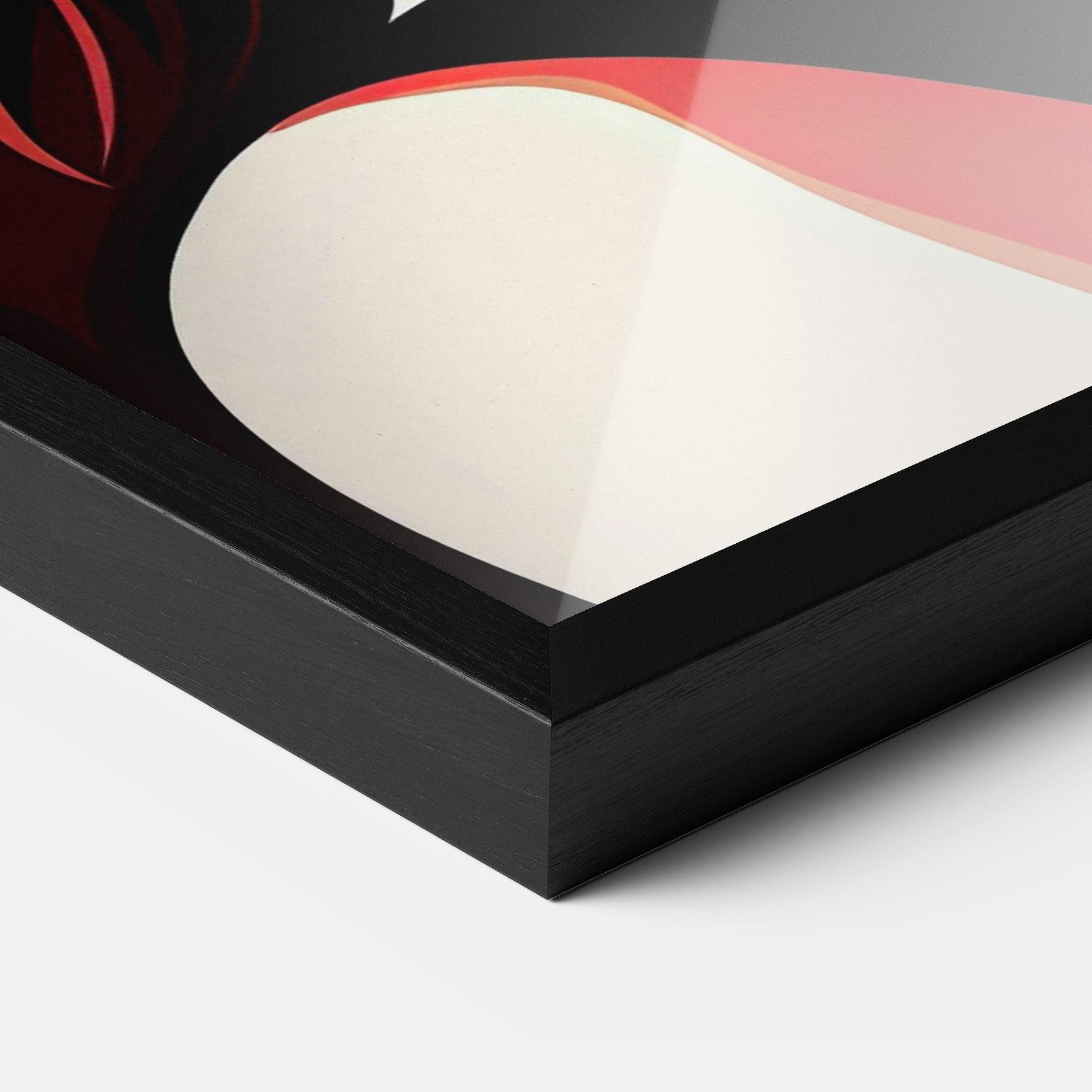 Plakat w Ramie Red Hair Pop Art mockup 3