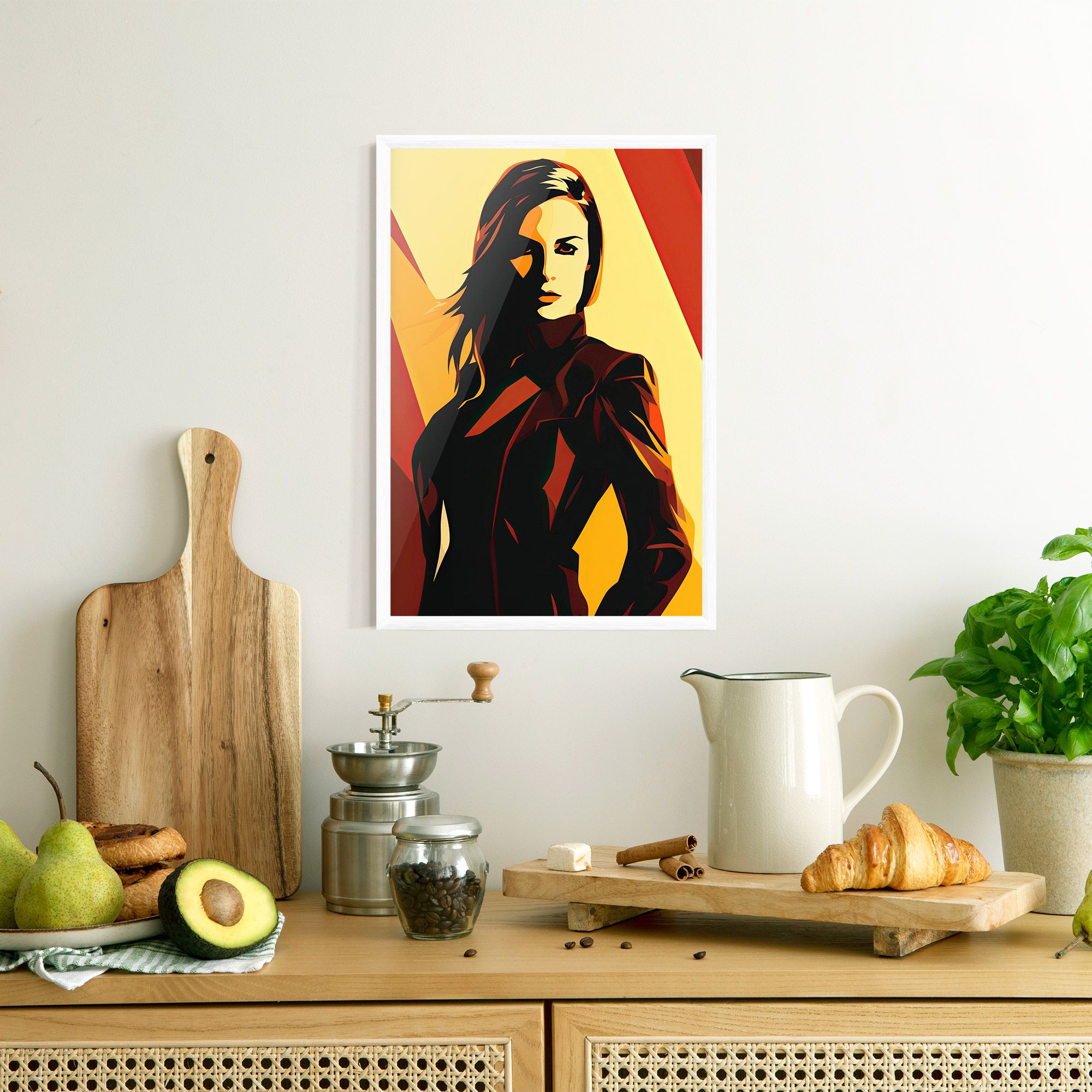 Pop Graphical Woman mockup 8