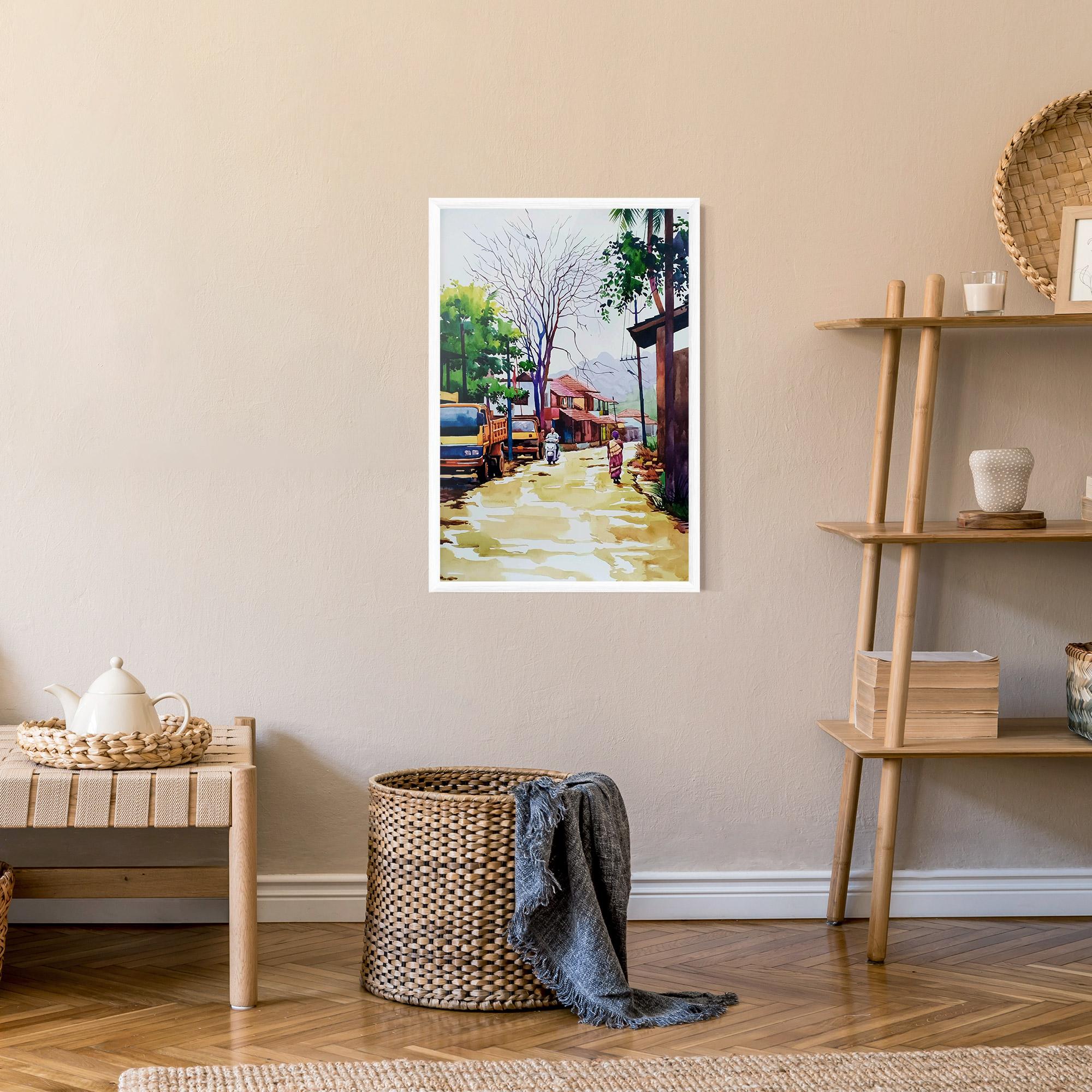 Plakat w Ramie African City mockup 9