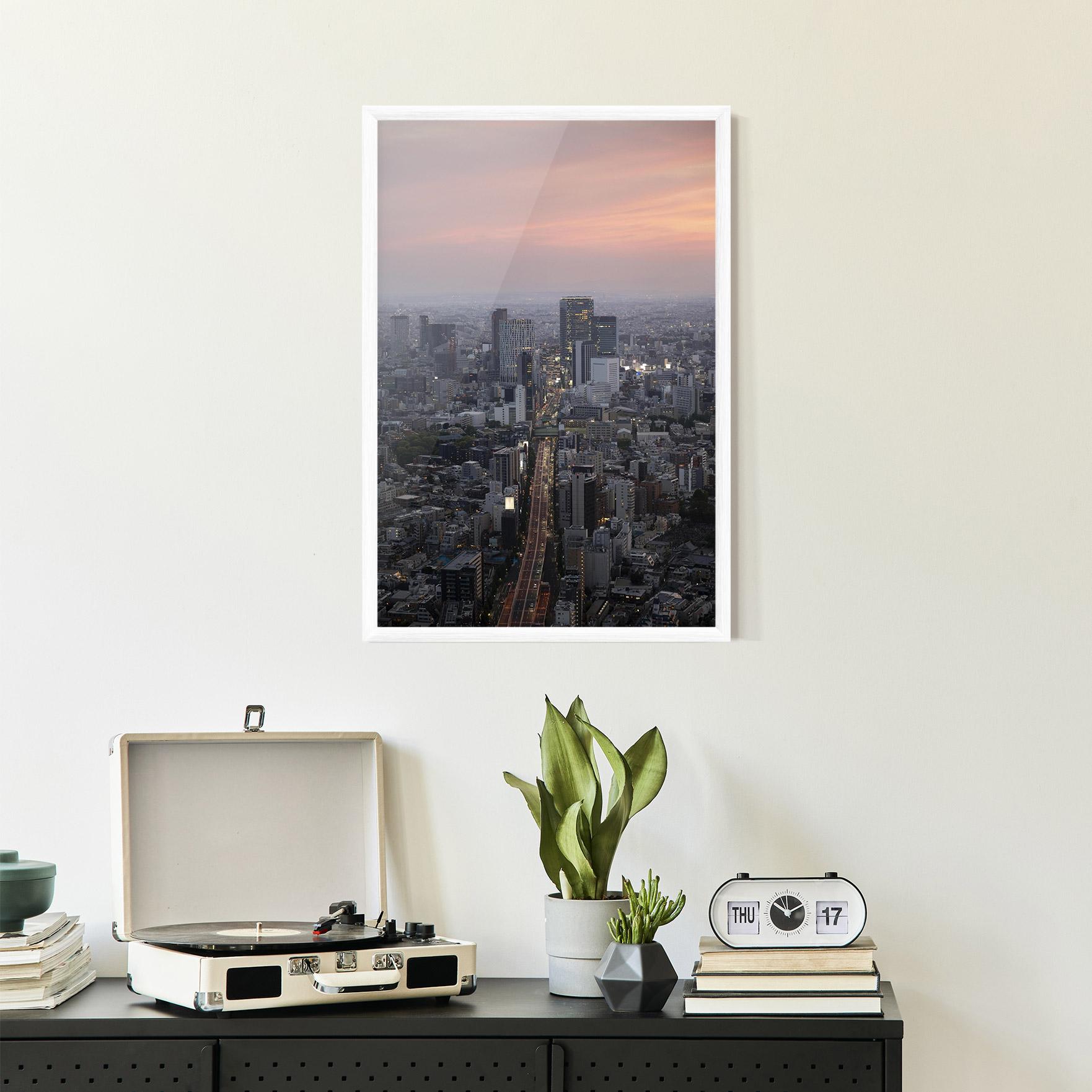 Plakat w Ramie Beautiful Tall Buildings mockup 2