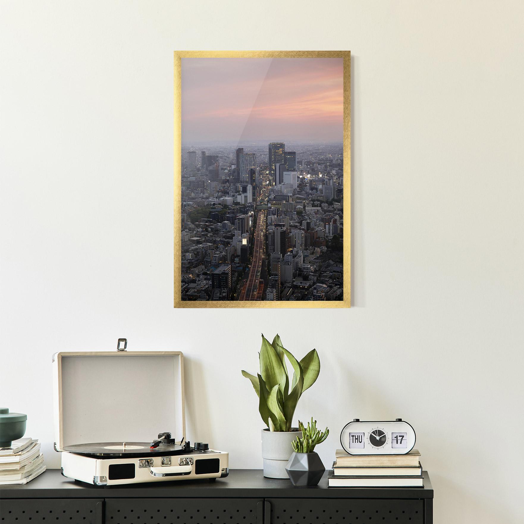 Plakat w Ramie Beautiful Tall Buildings mockup 2