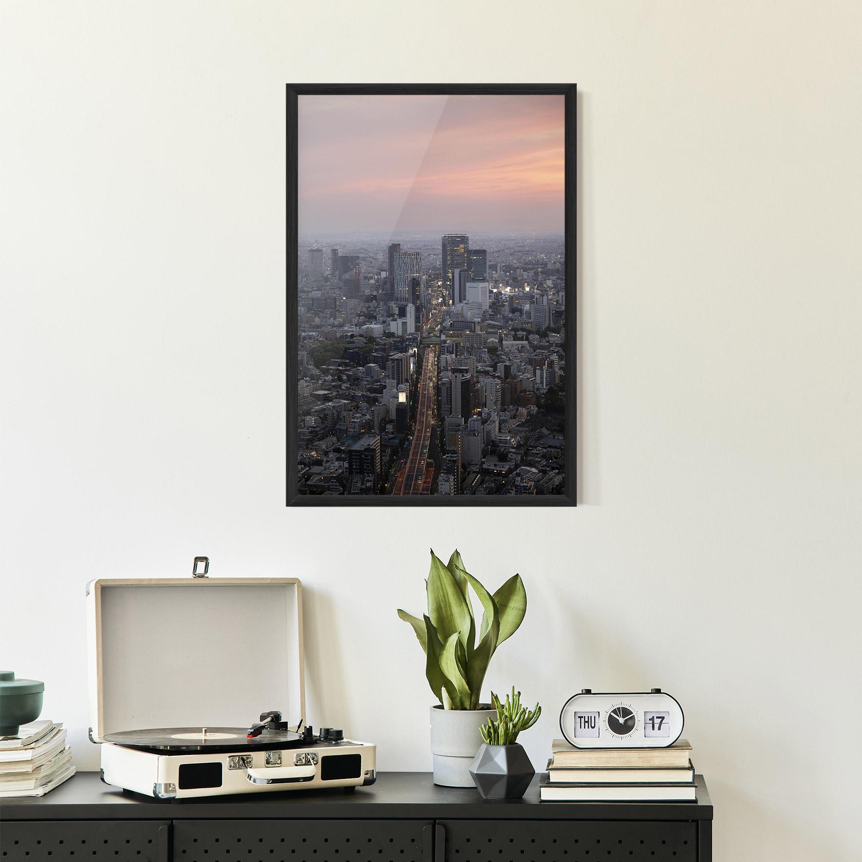Plakat w Ramie Beautiful Tall Buildings mockup 2