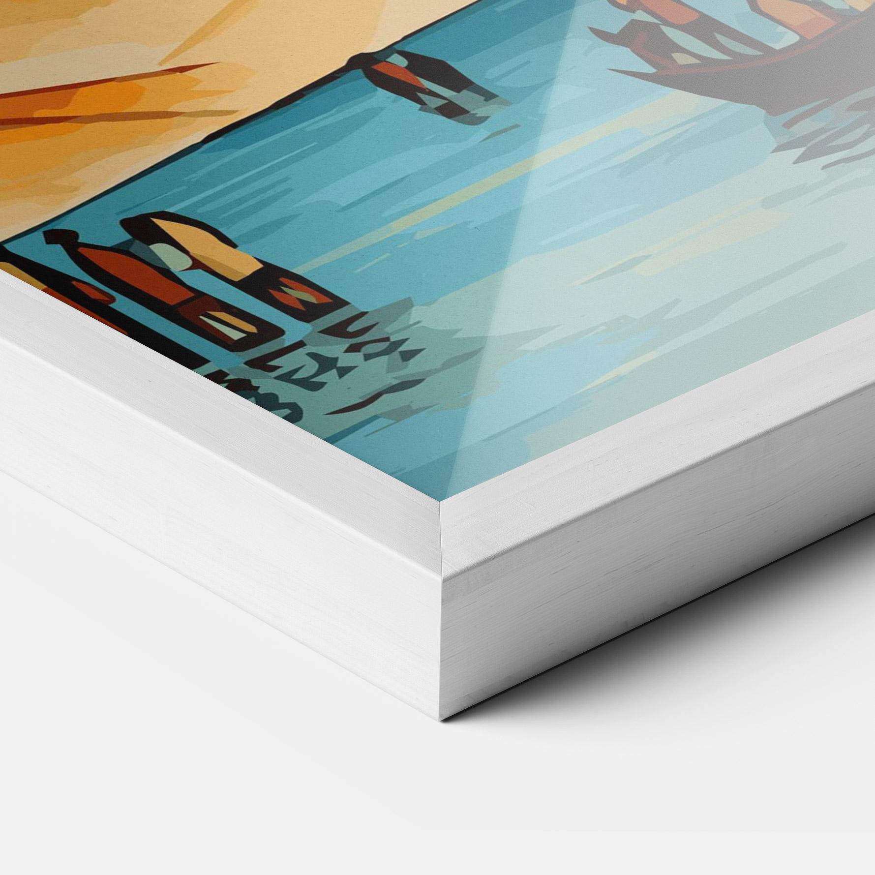 Plakat w Ramie African Moon mockup 3