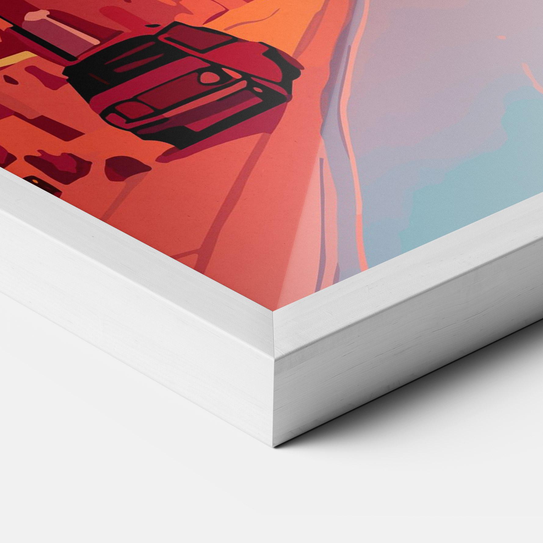 Plakat w Ramie African Smoke mockup 3