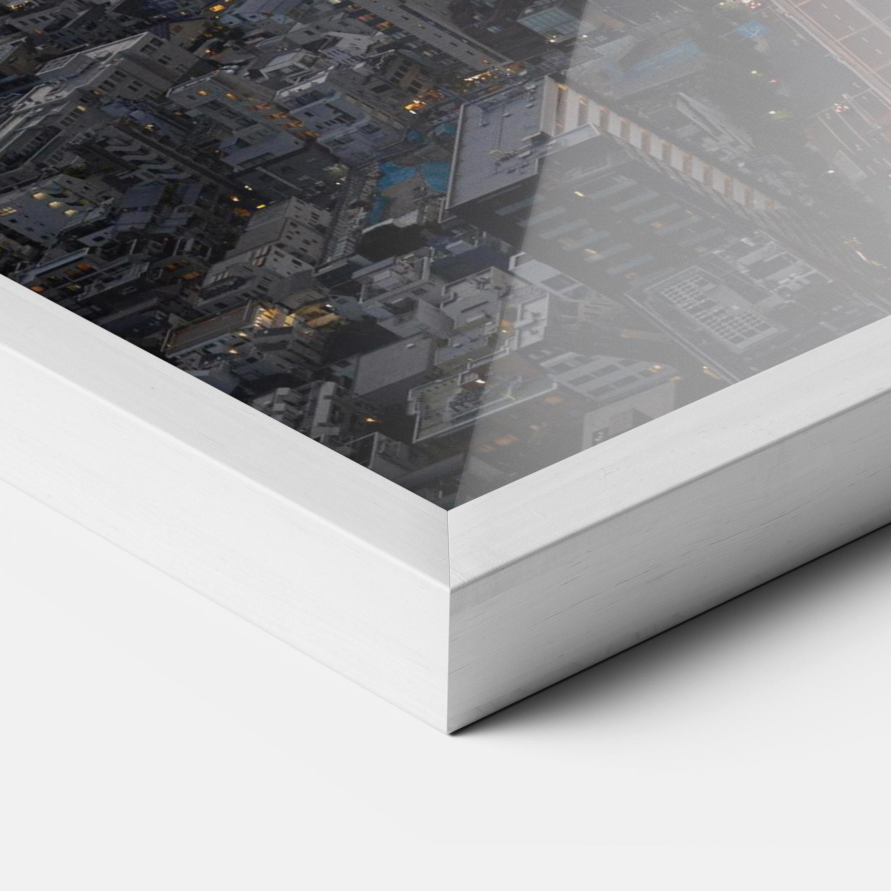 Plakat w Ramie Beautiful Tall Buildings mockup 3