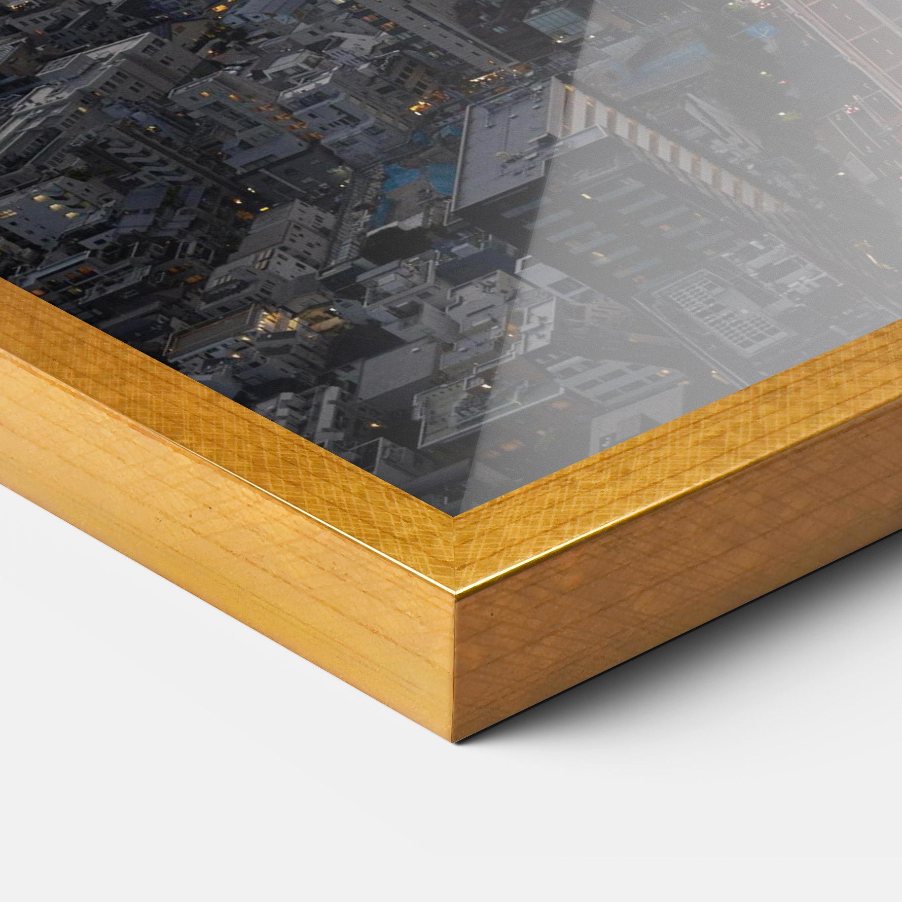 Plakat w Ramie Beautiful Tall Buildings mockup 3