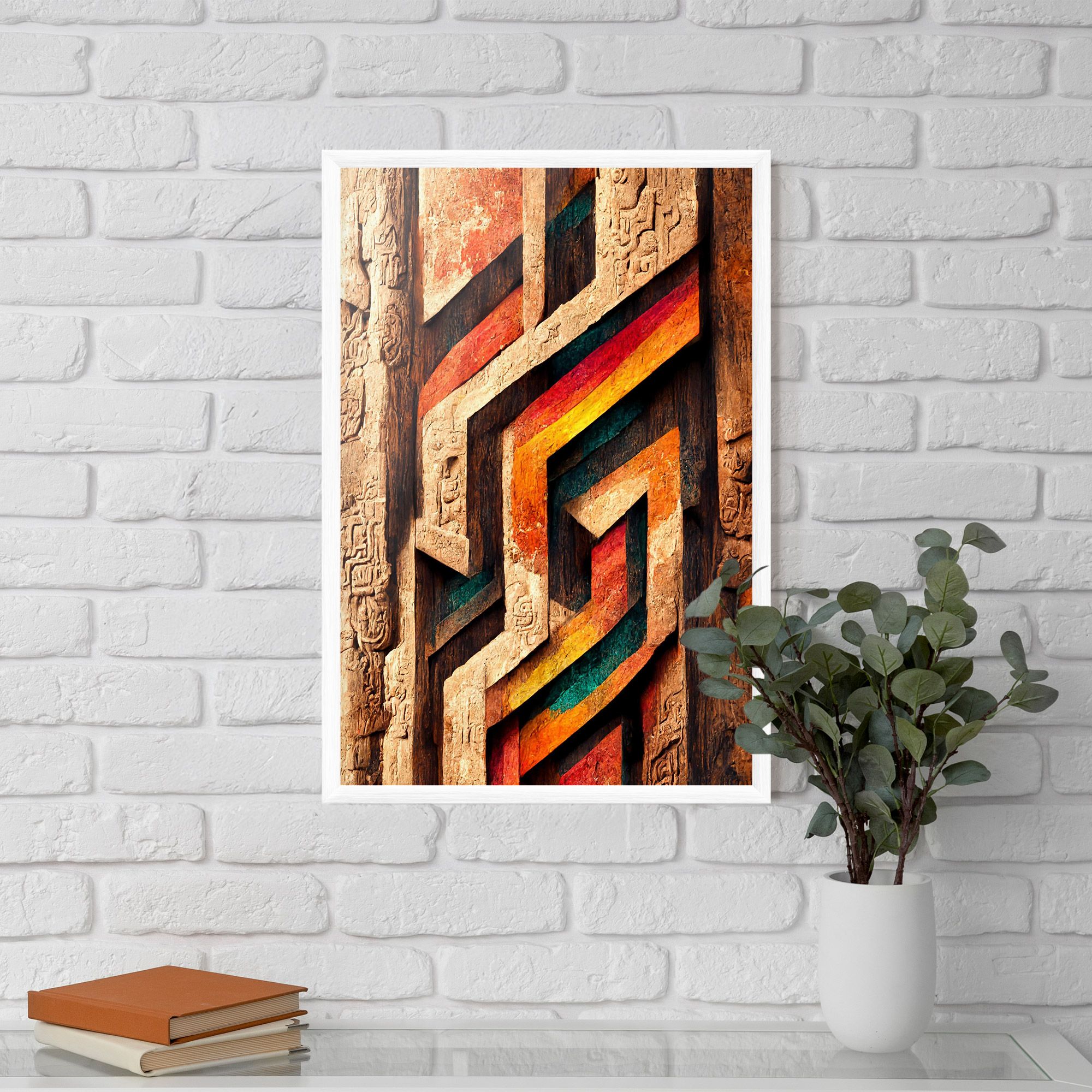 Mayan Style Wood mockup 5