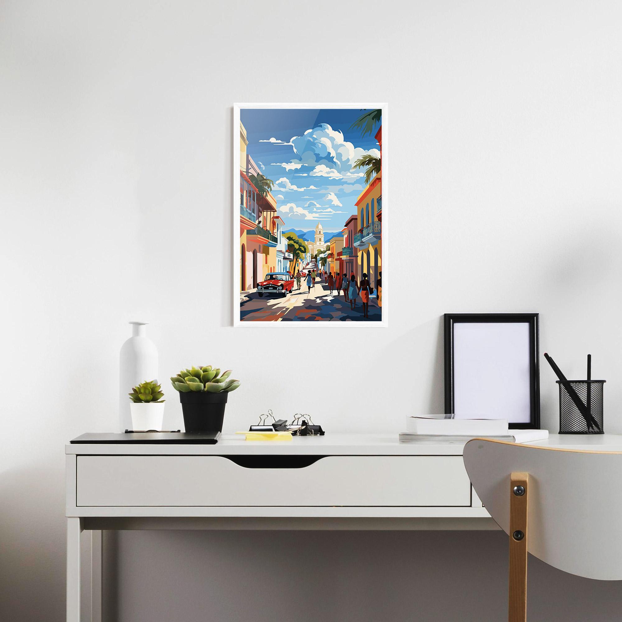 Plakat w Ramie African Street mockup 7