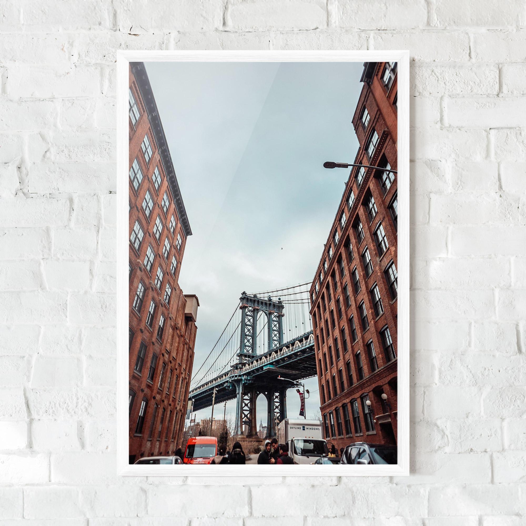 Plakat w Ramie Bridge Building View mockup 0
