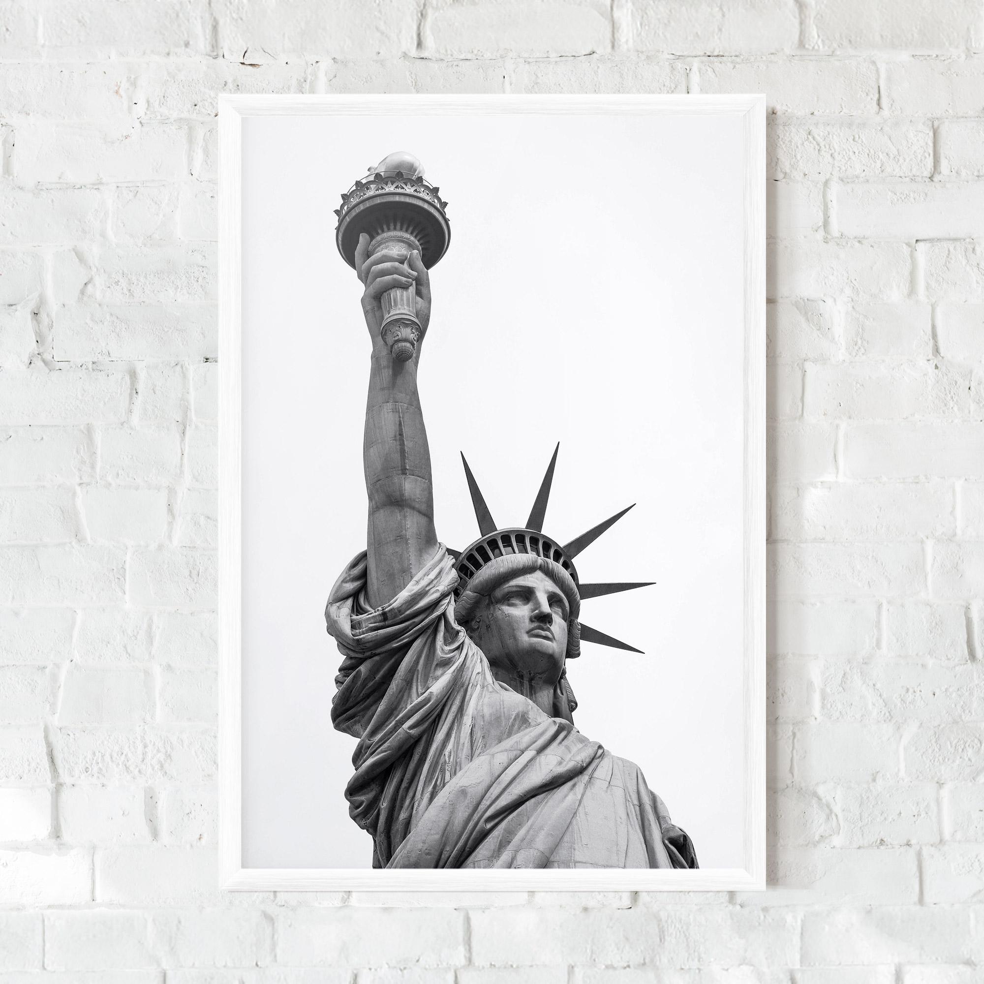 Plakat w Ramie Liberty Statue mockup 0