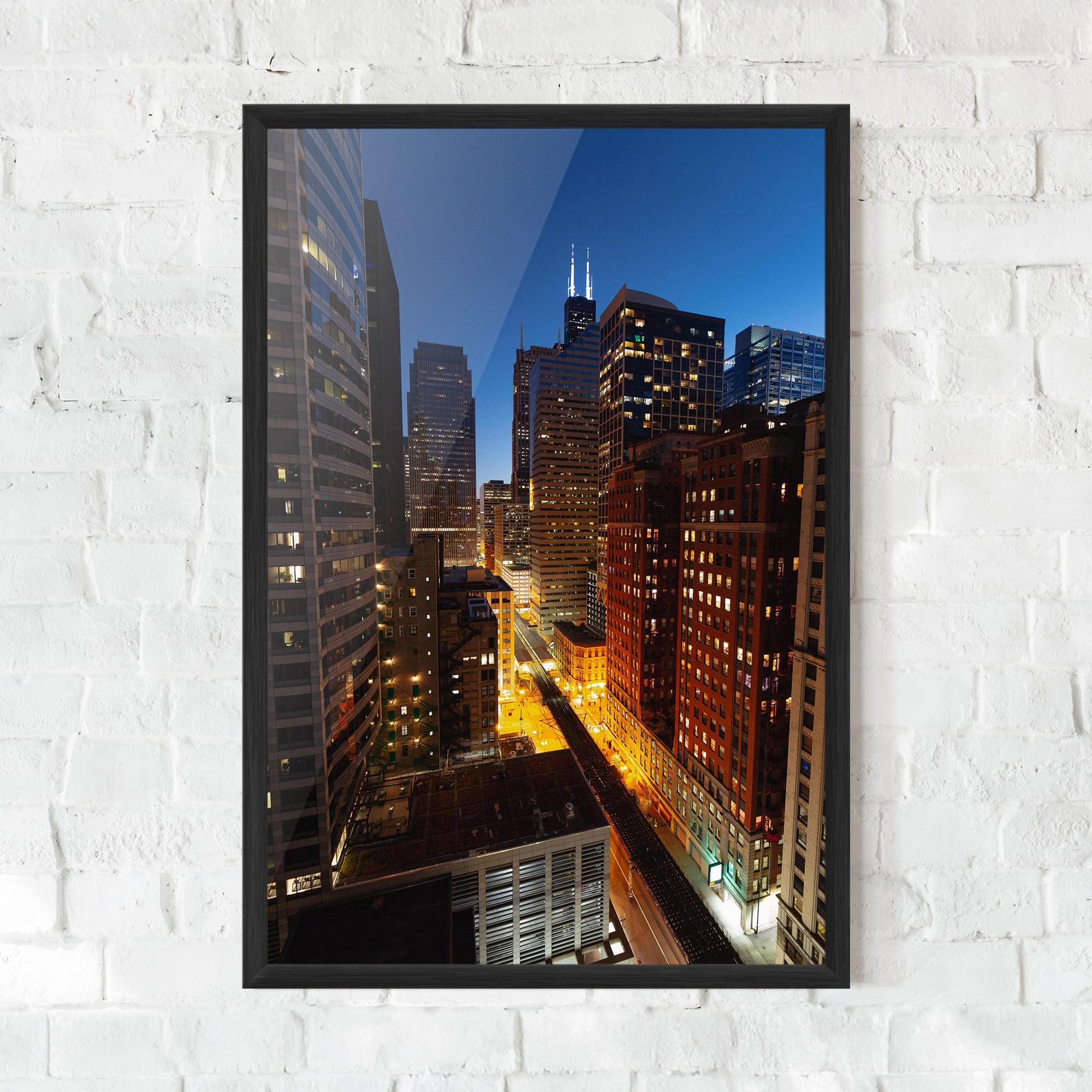 Plakat w Ramie Hight City Building mockup 0
