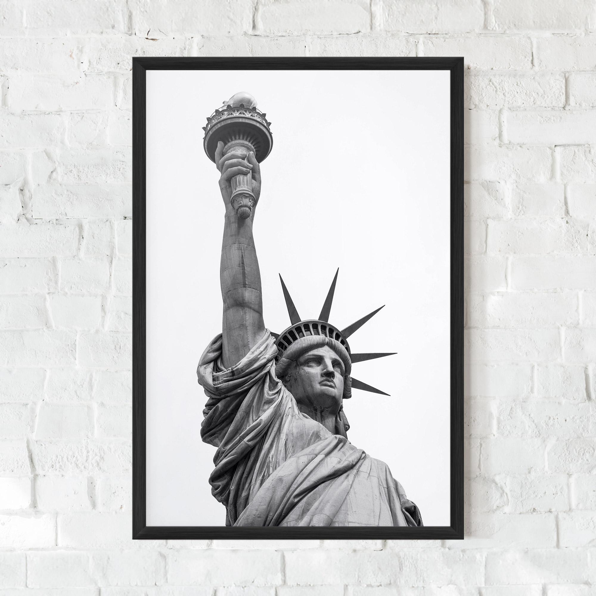 Plakat w Ramie Liberty Statue mockup 0