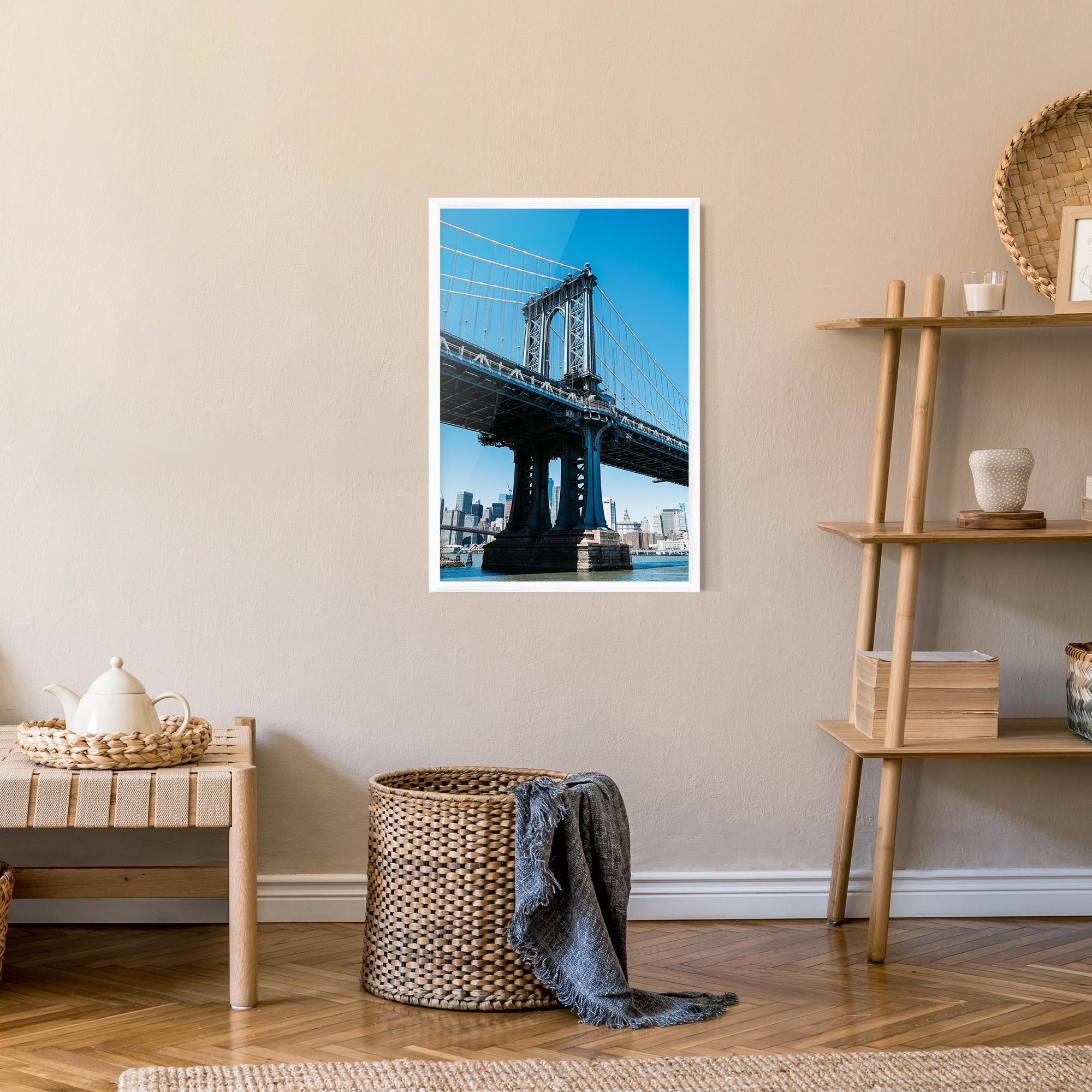 Plakat w Ramie Blue Sky Bridge mockup 9