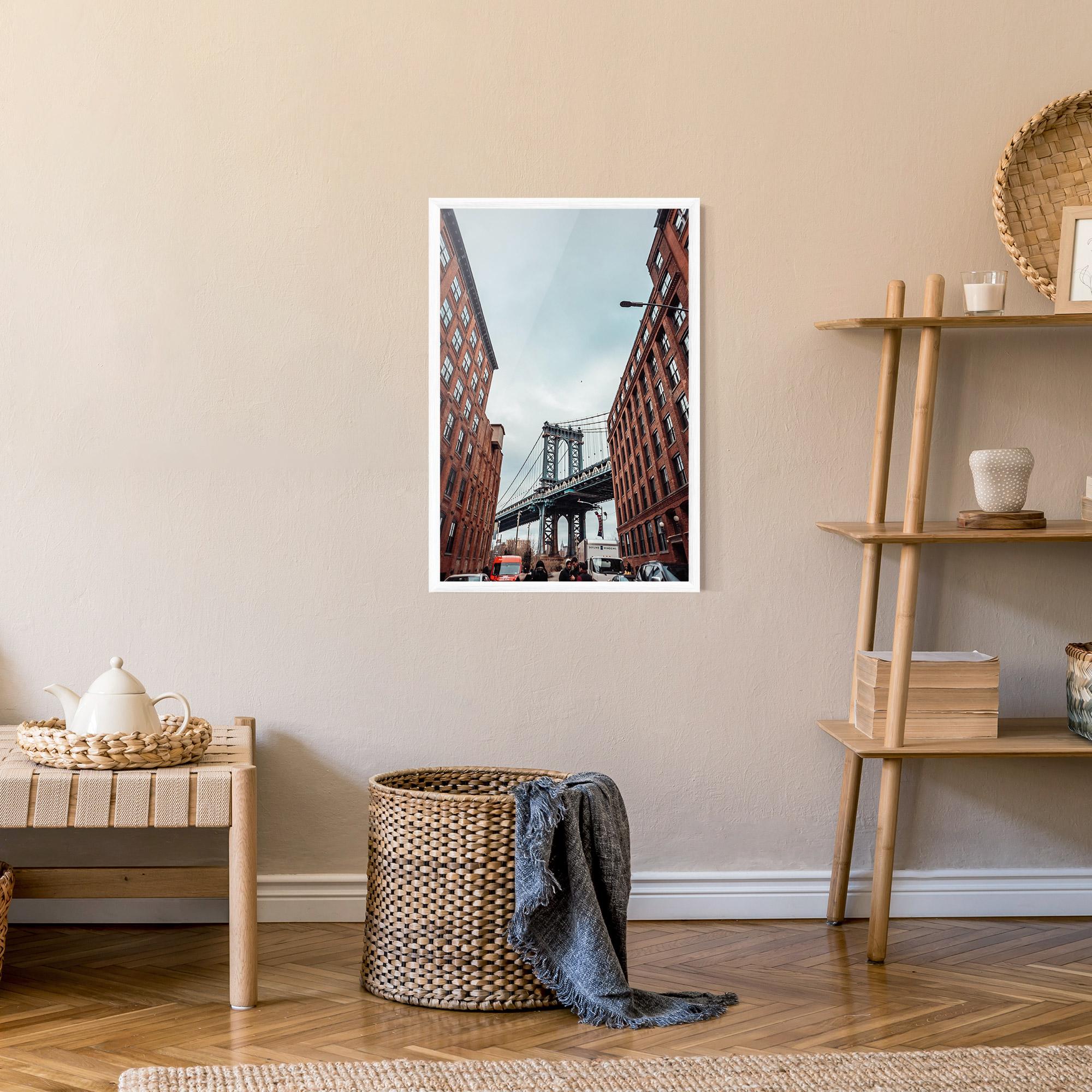 Plakat w Ramie Bridge Building View mockup 9