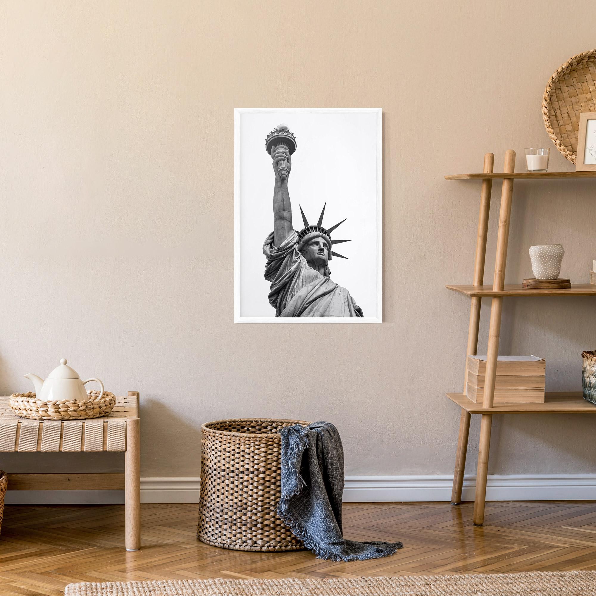 Plakat w Ramie Liberty Statue mockup 9