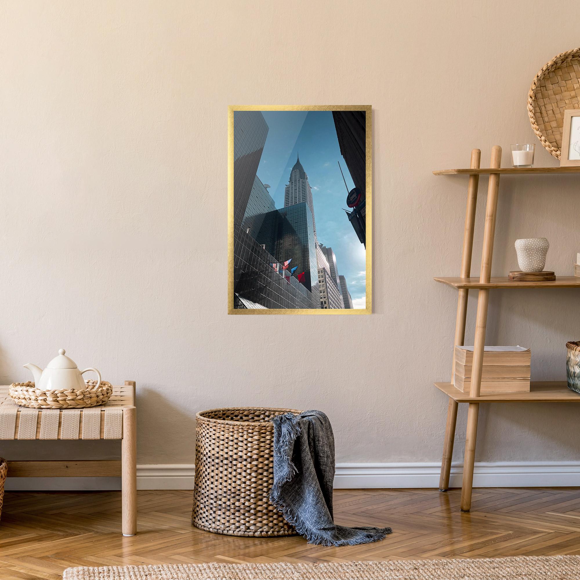 Plakat w Ramie Big Glass Tower mockup 9