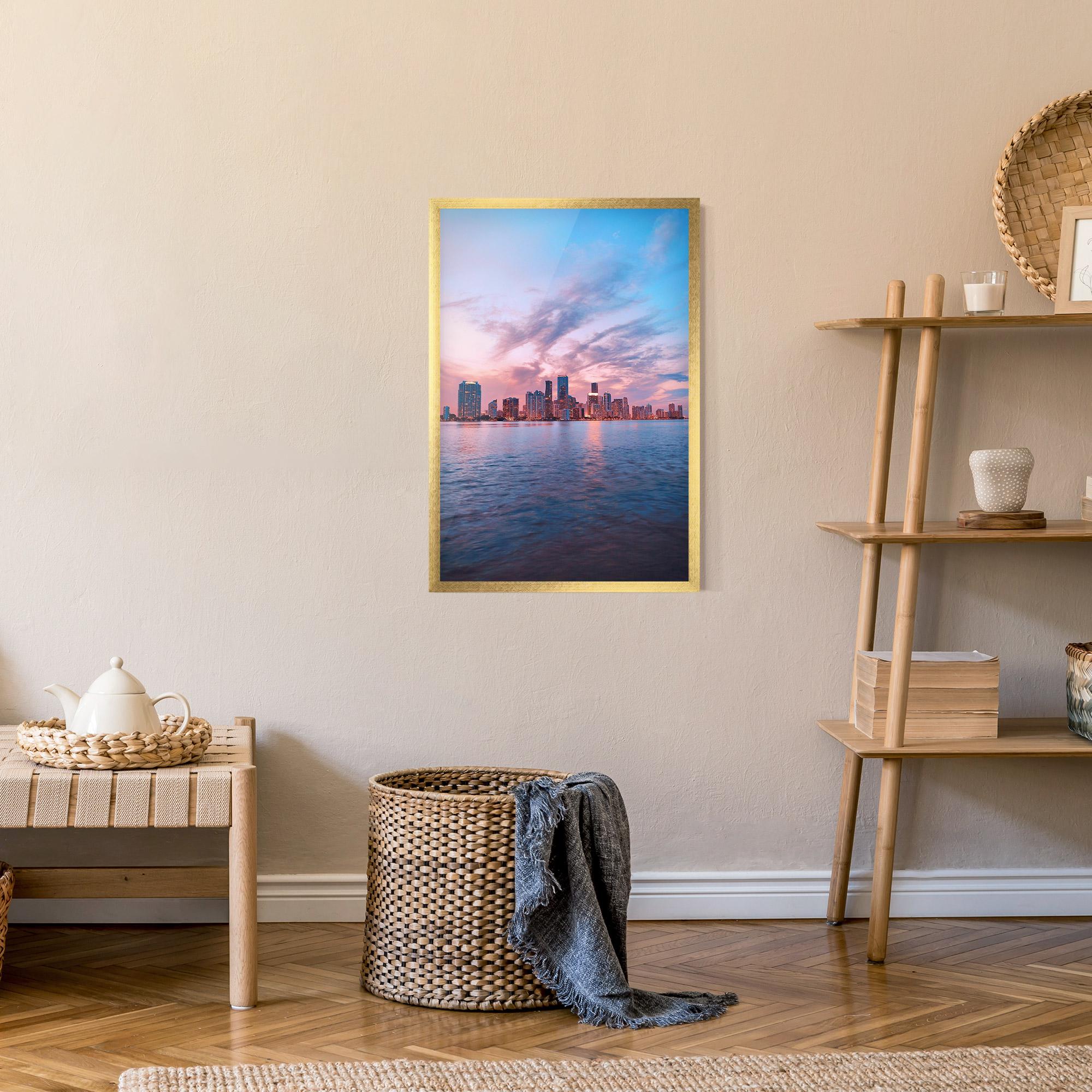 Plakat w Ramie Over The Lake mockup 9