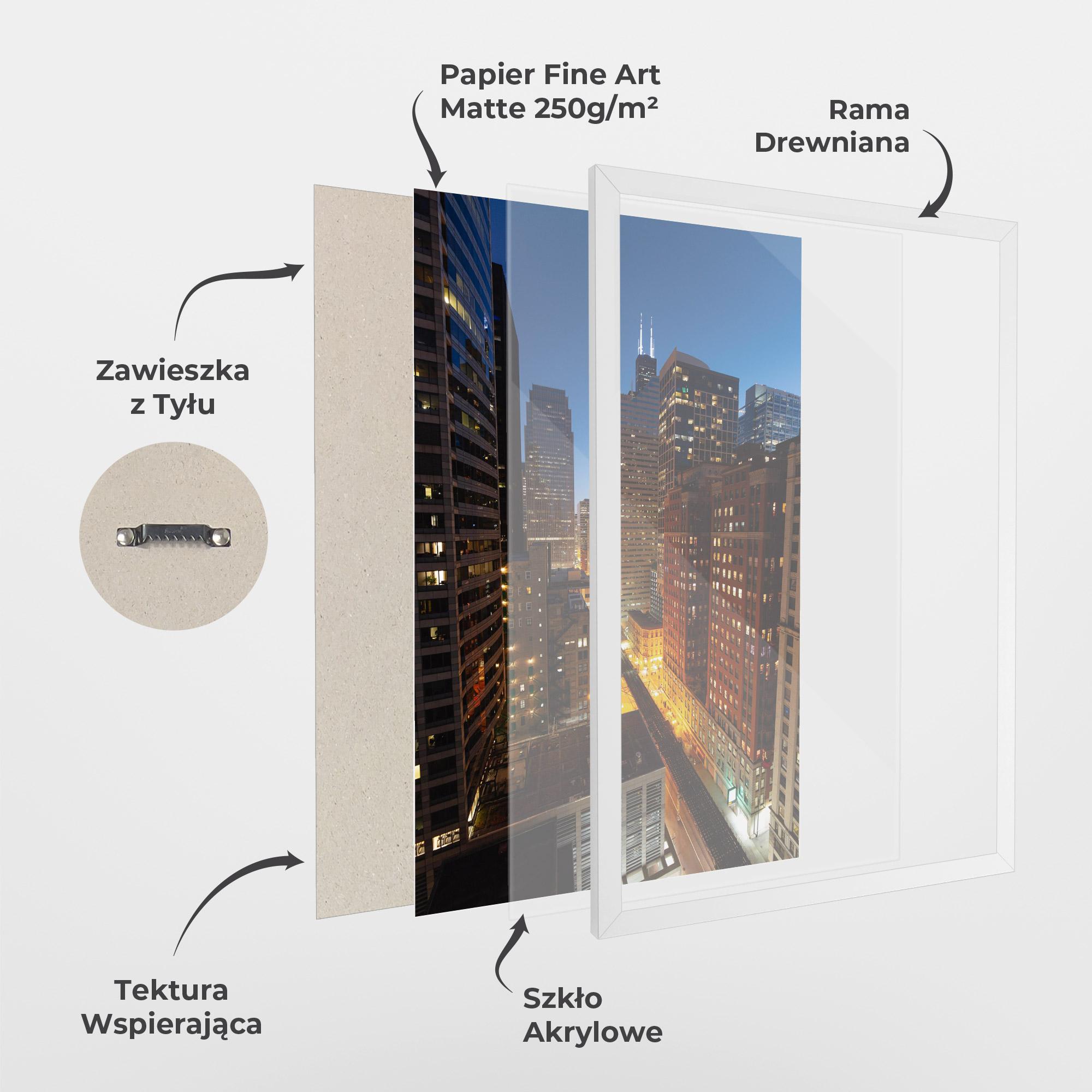 Plakat w Ramie Hight City Building mockup 1