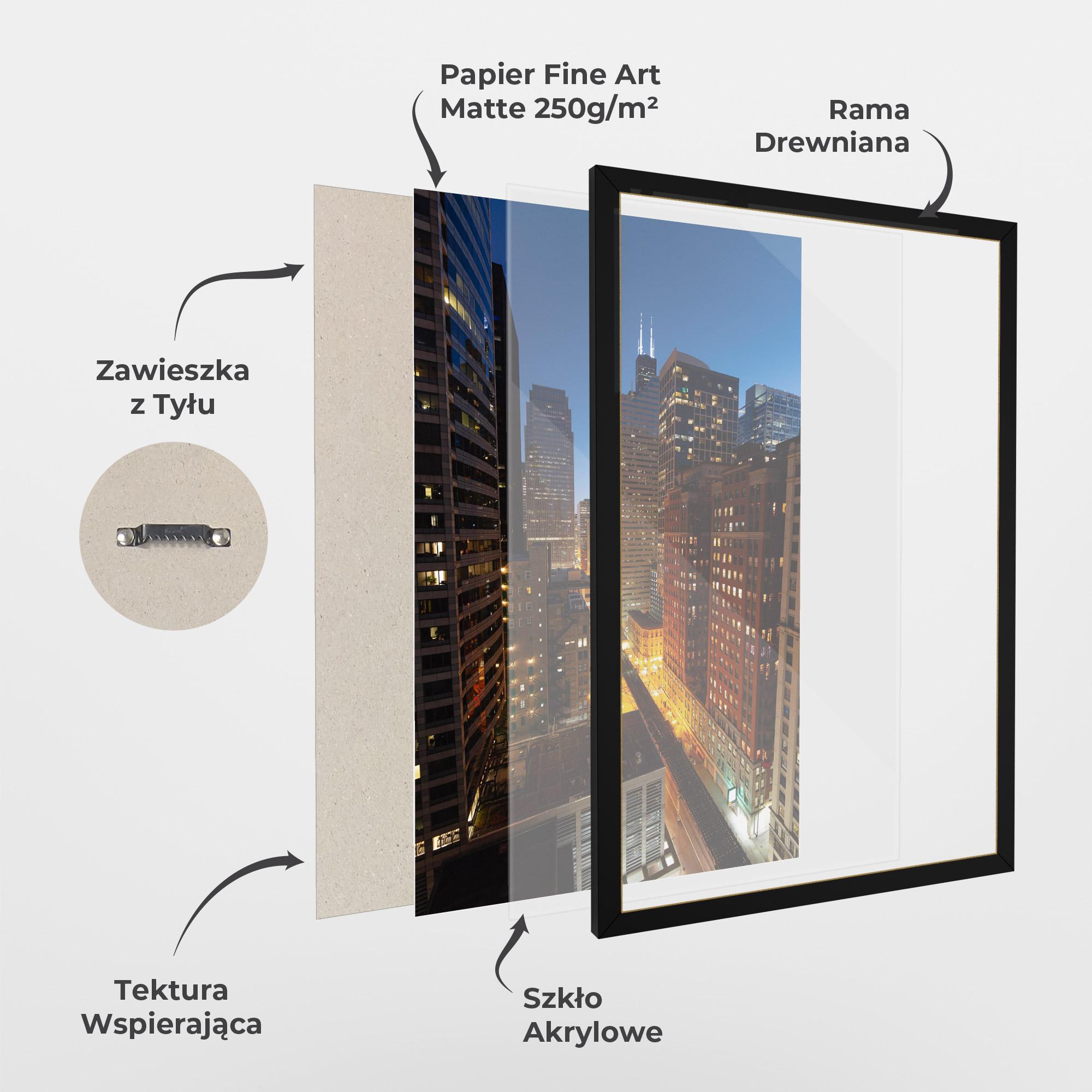 Plakat w Ramie Hight City Building mockup 1