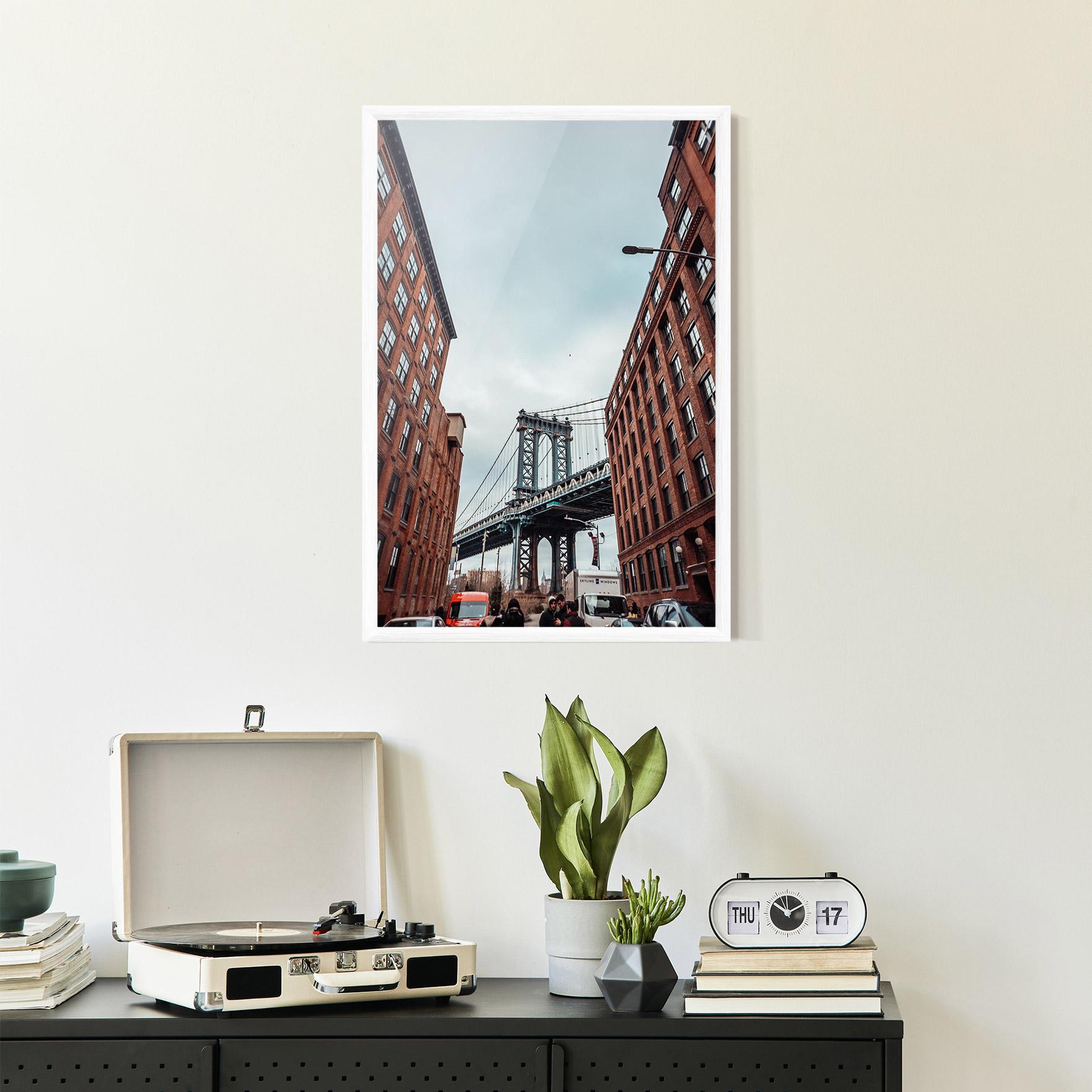 Plakat w Ramie Bridge Building View mockup 2