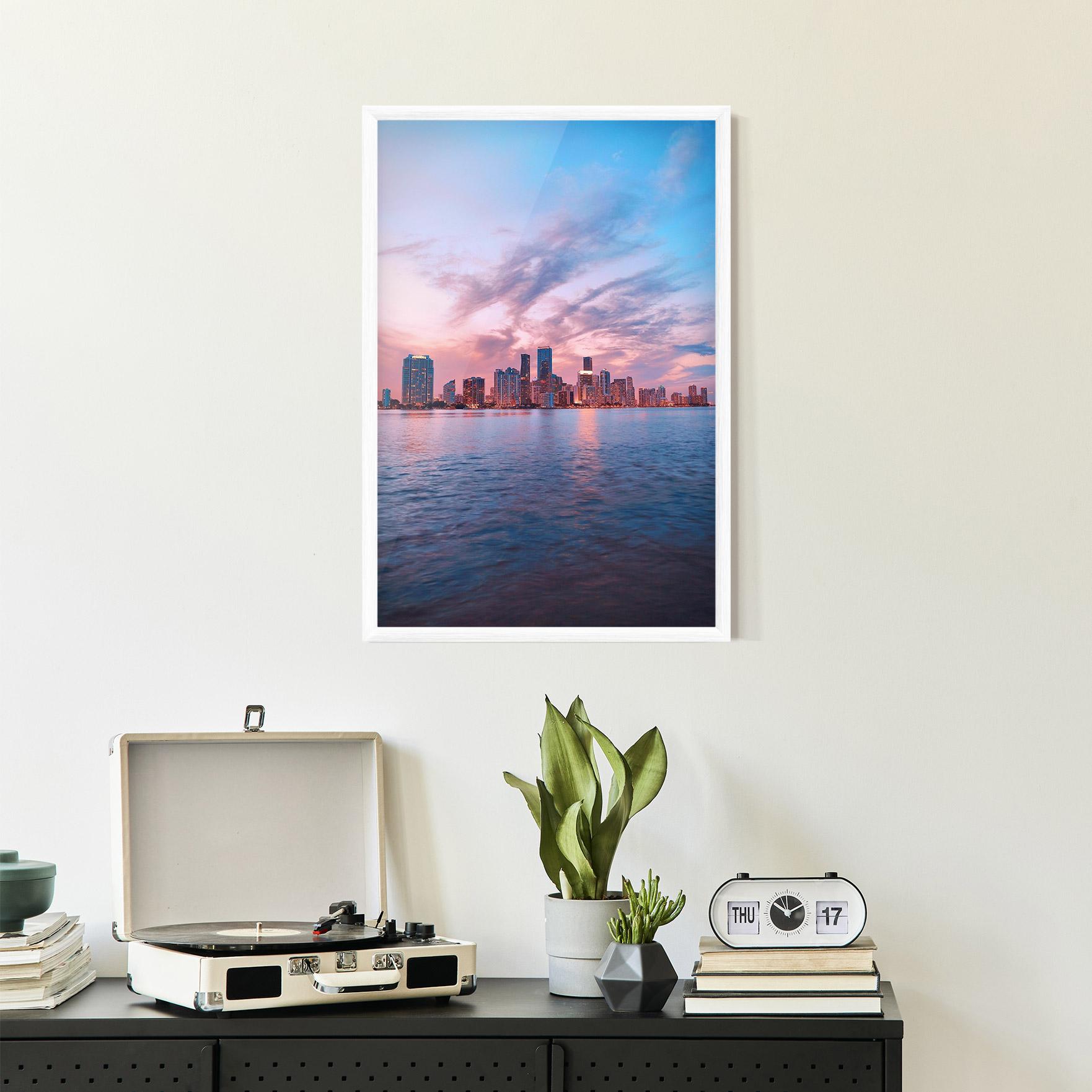 Plakat w Ramie Over The Lake mockup 2