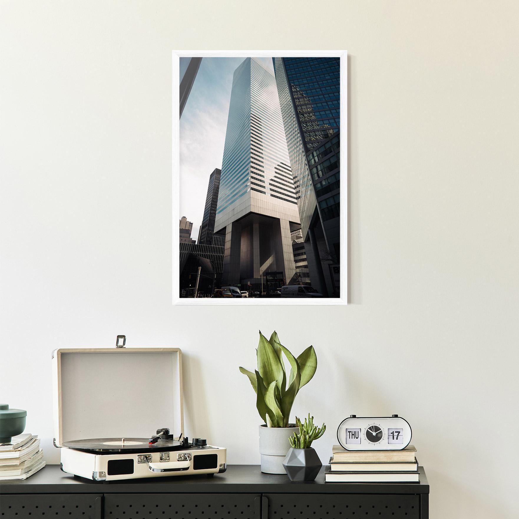 Plakat w Ramie Skyline Building mockup 2